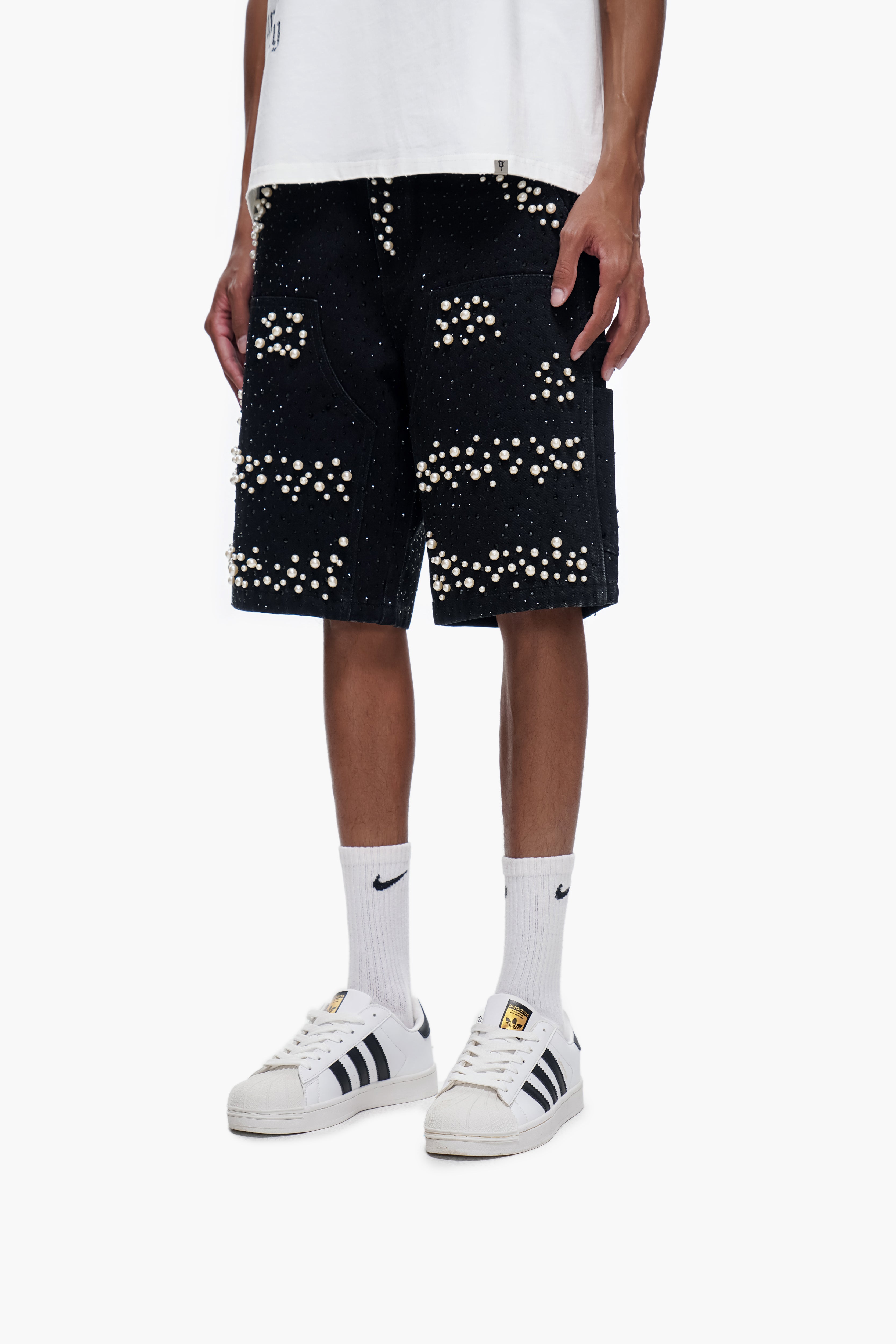 ARMOR - Black Denim shorts