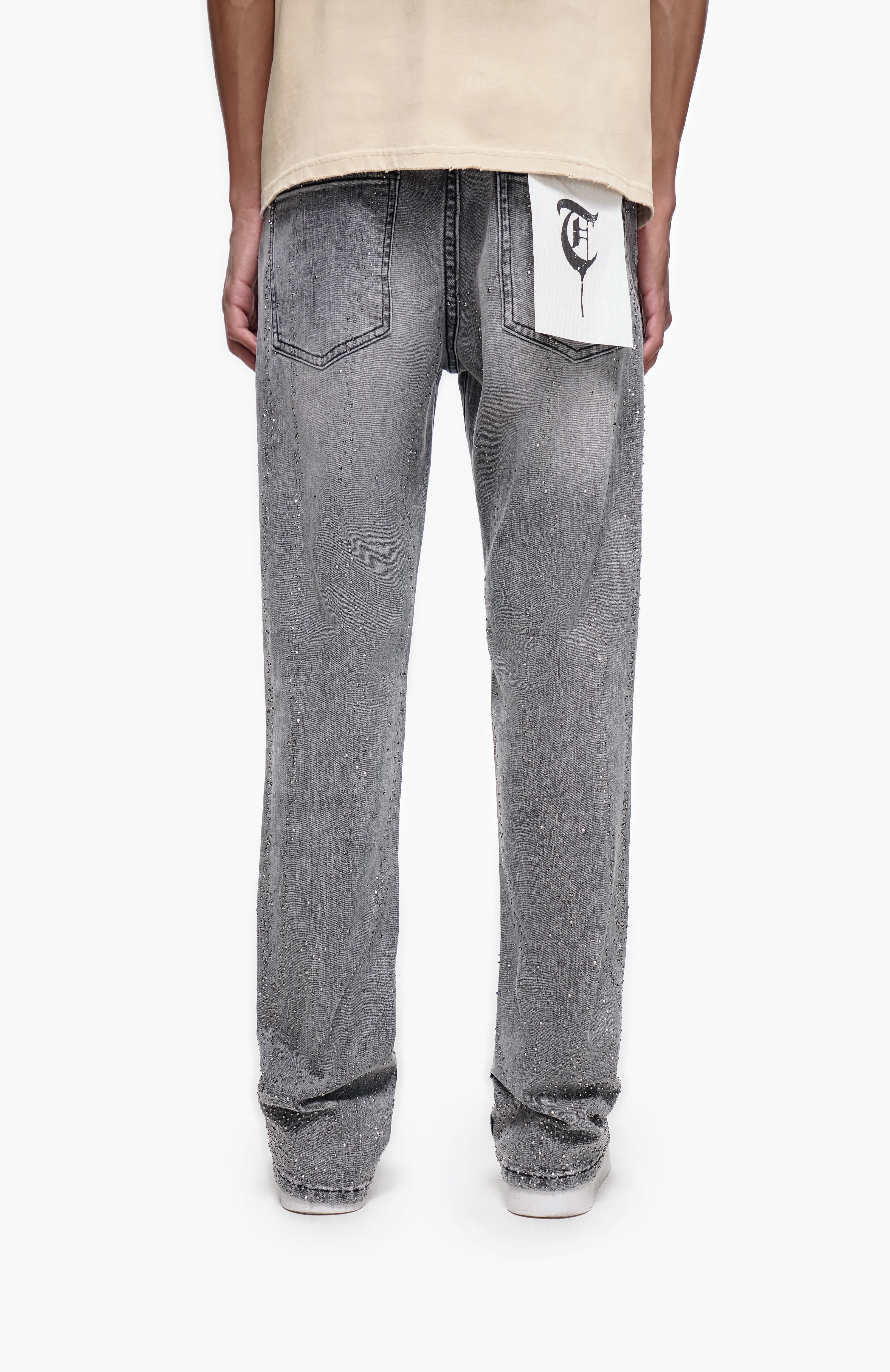 DICTATOR - Gray Wash Stacked Denim