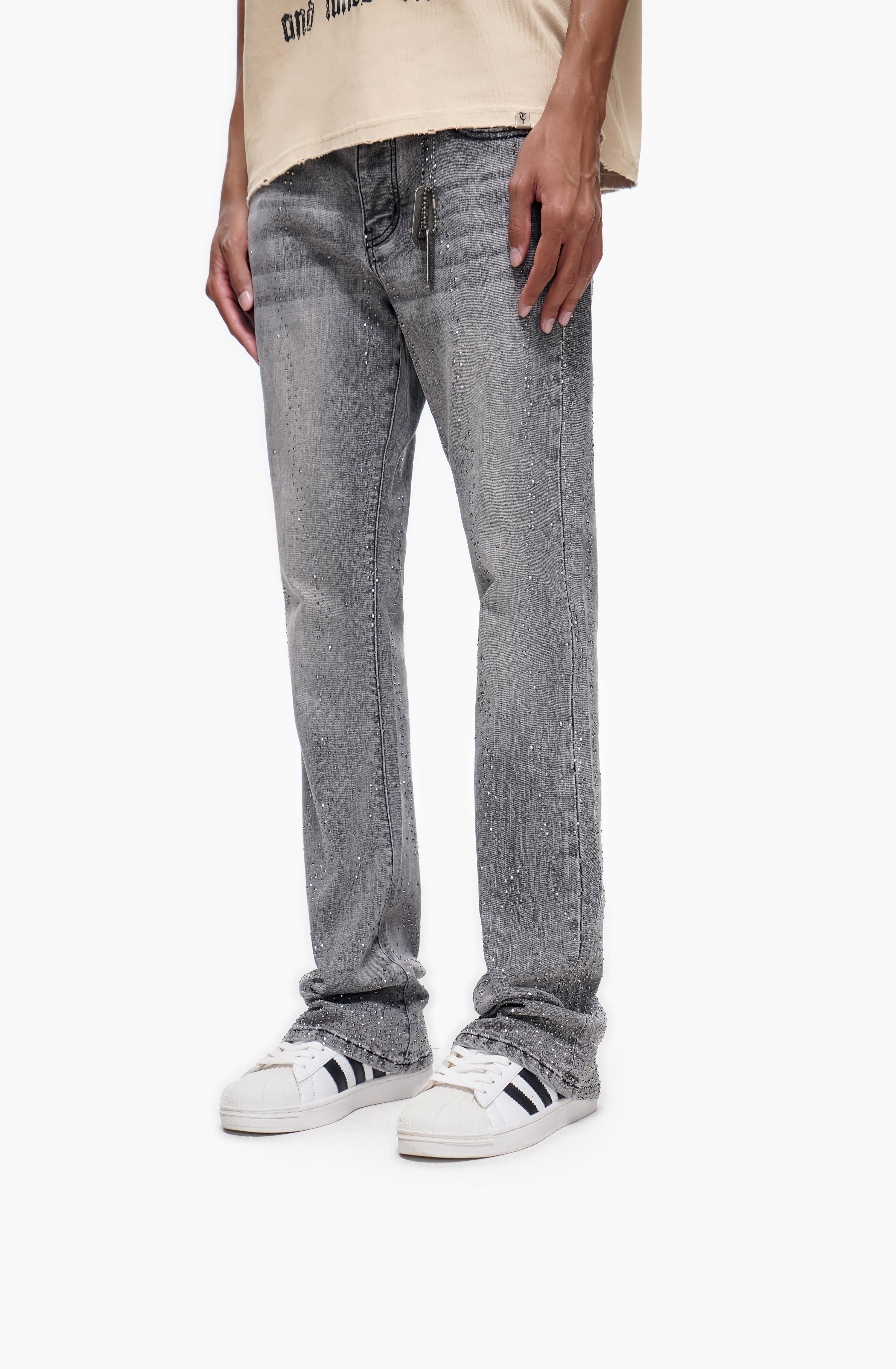 DICTATOR - Gray Wash Stacked Denim