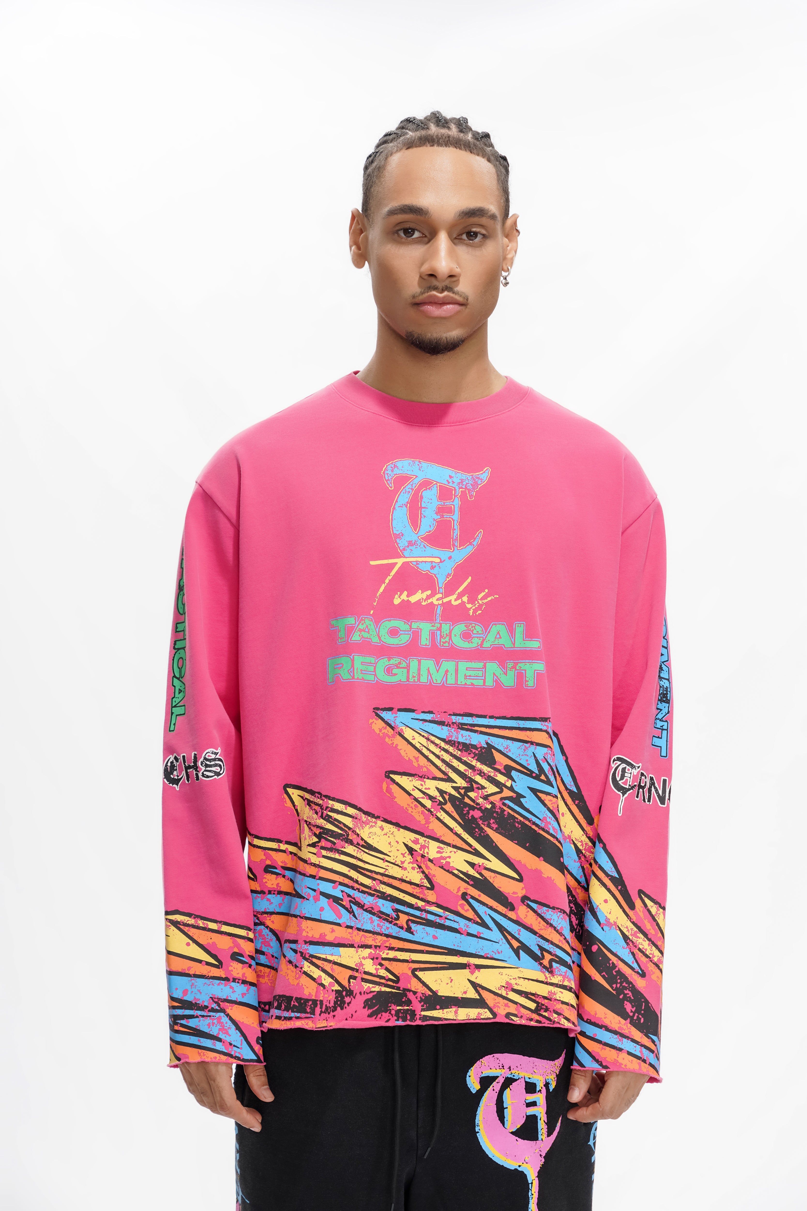 "TACTICAL STORM" Magenta Long Sleeve