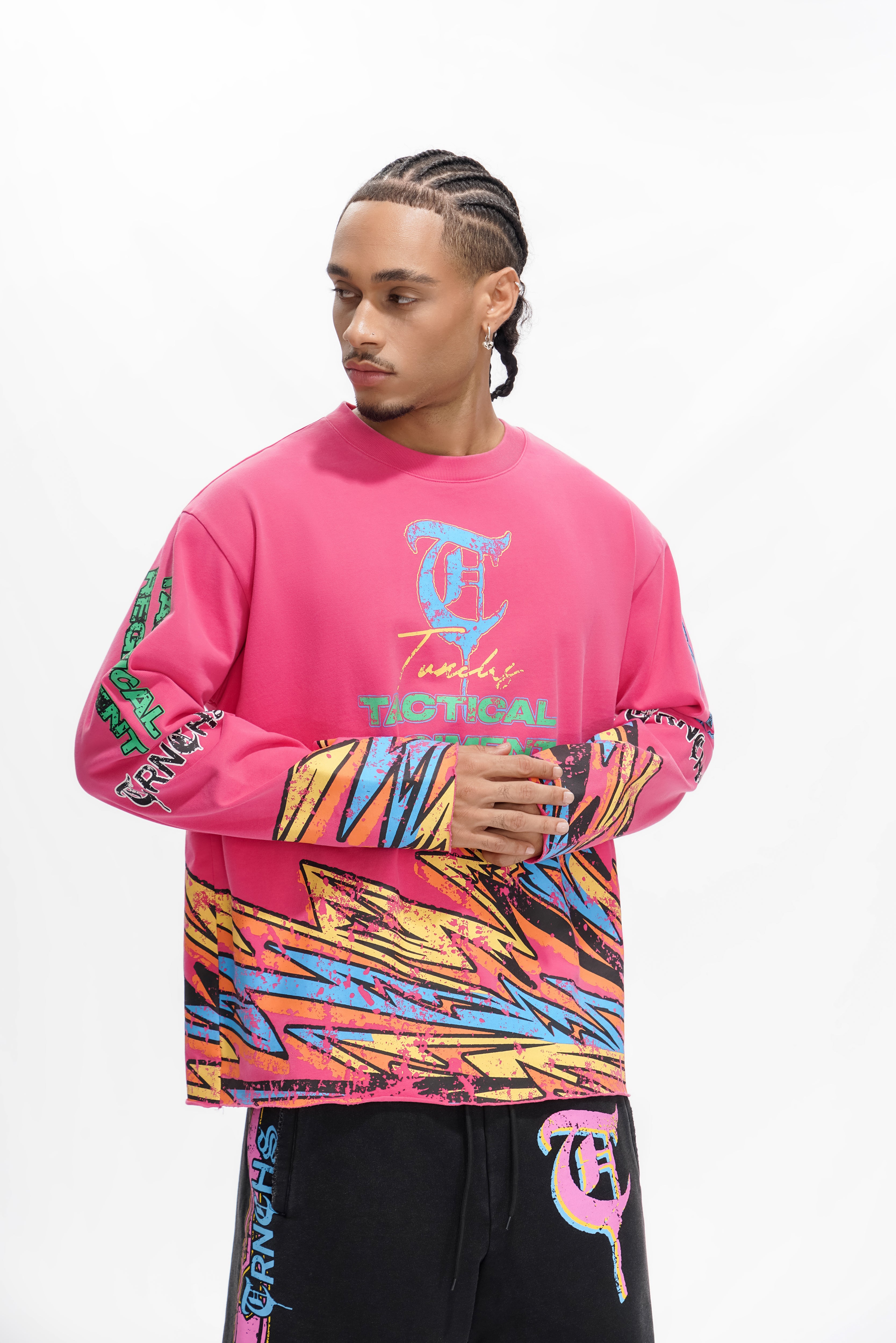 "TACTICAL STORM" Magenta Long Sleeve