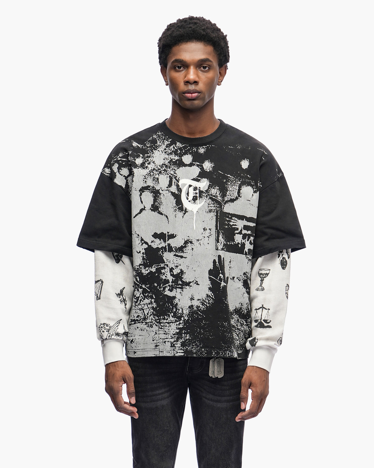 Forged Black Long Sleeve Tee