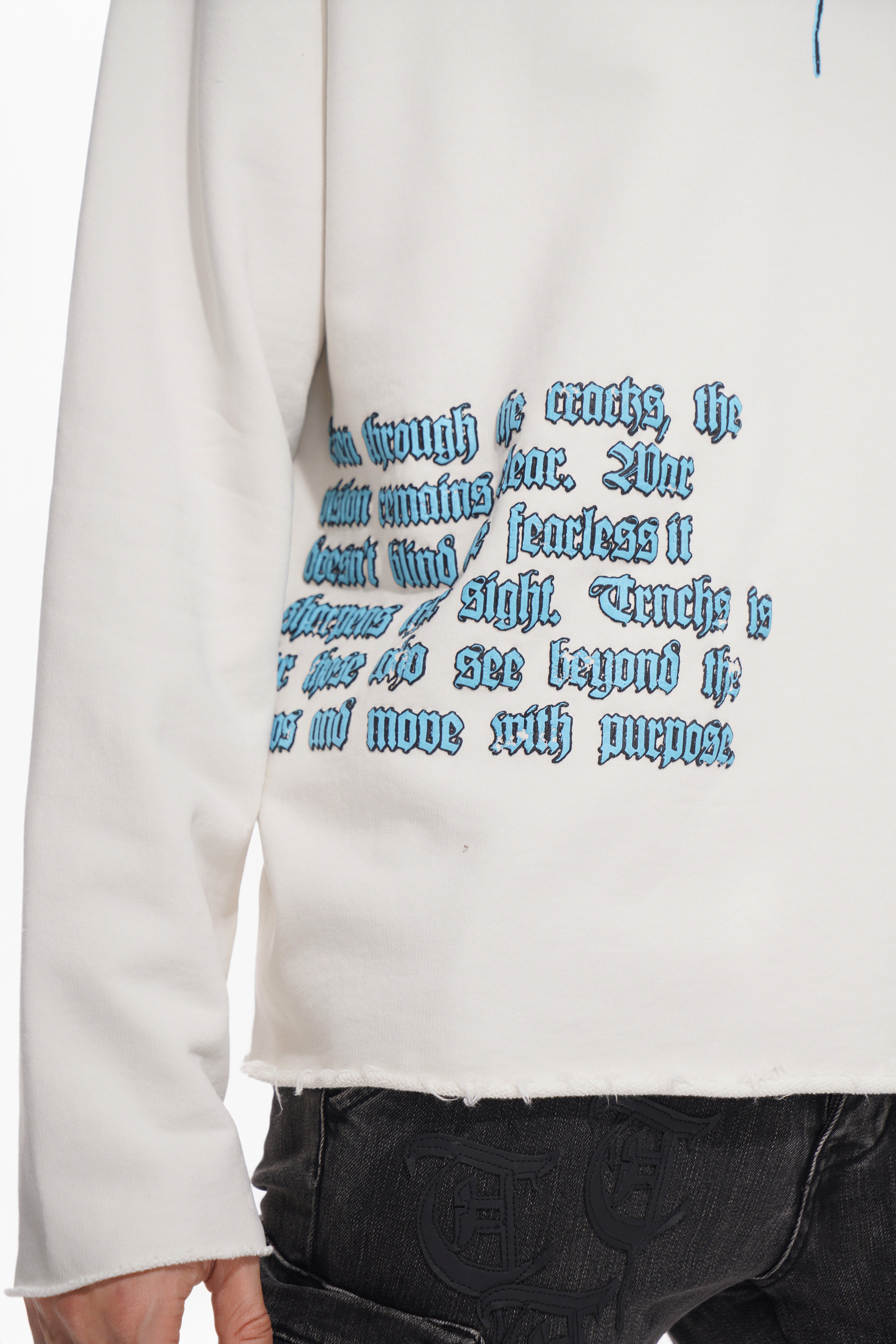PEEK A BOO White Long Sleeve