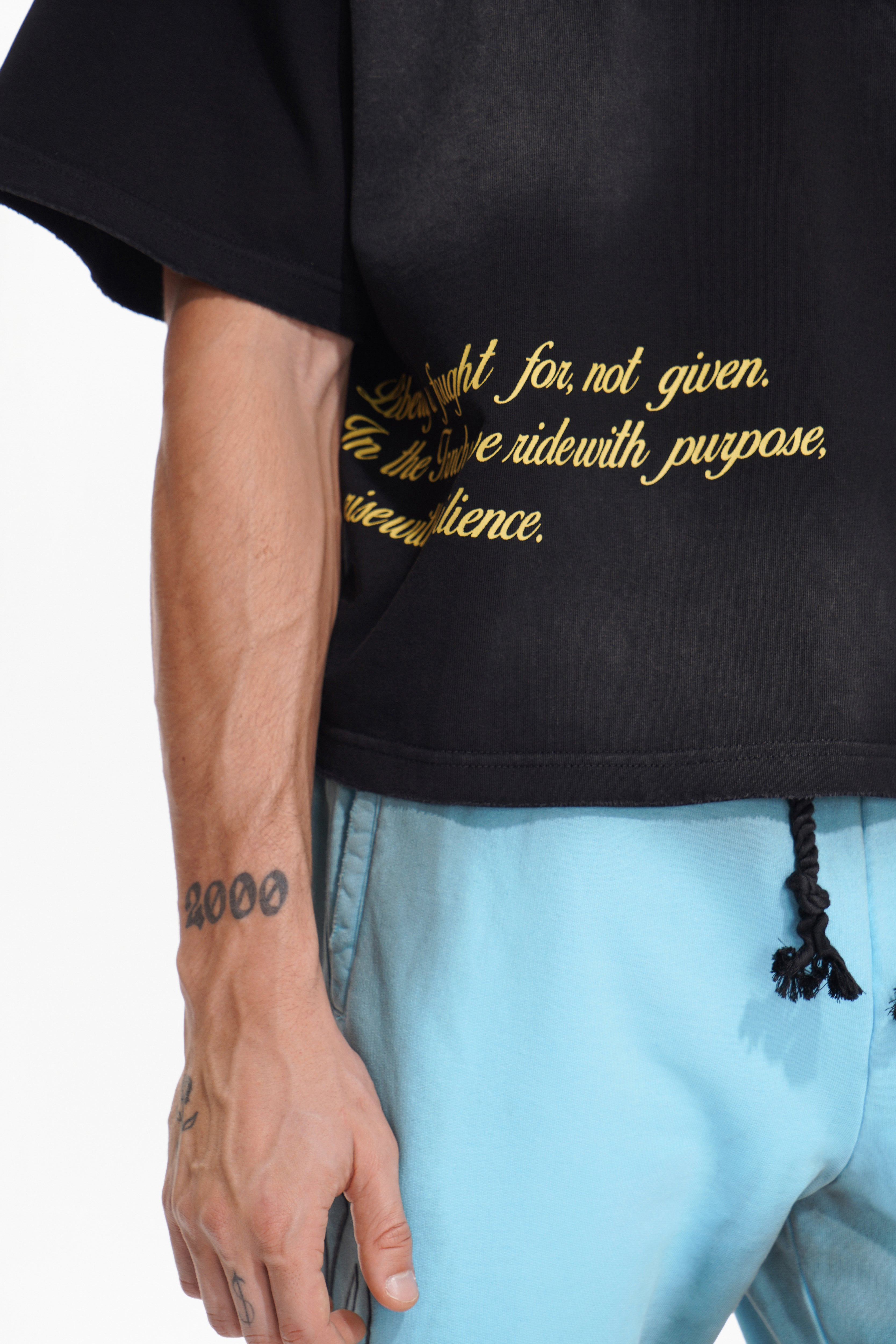 Engel unter Geiern Schwarzes T-Shirt