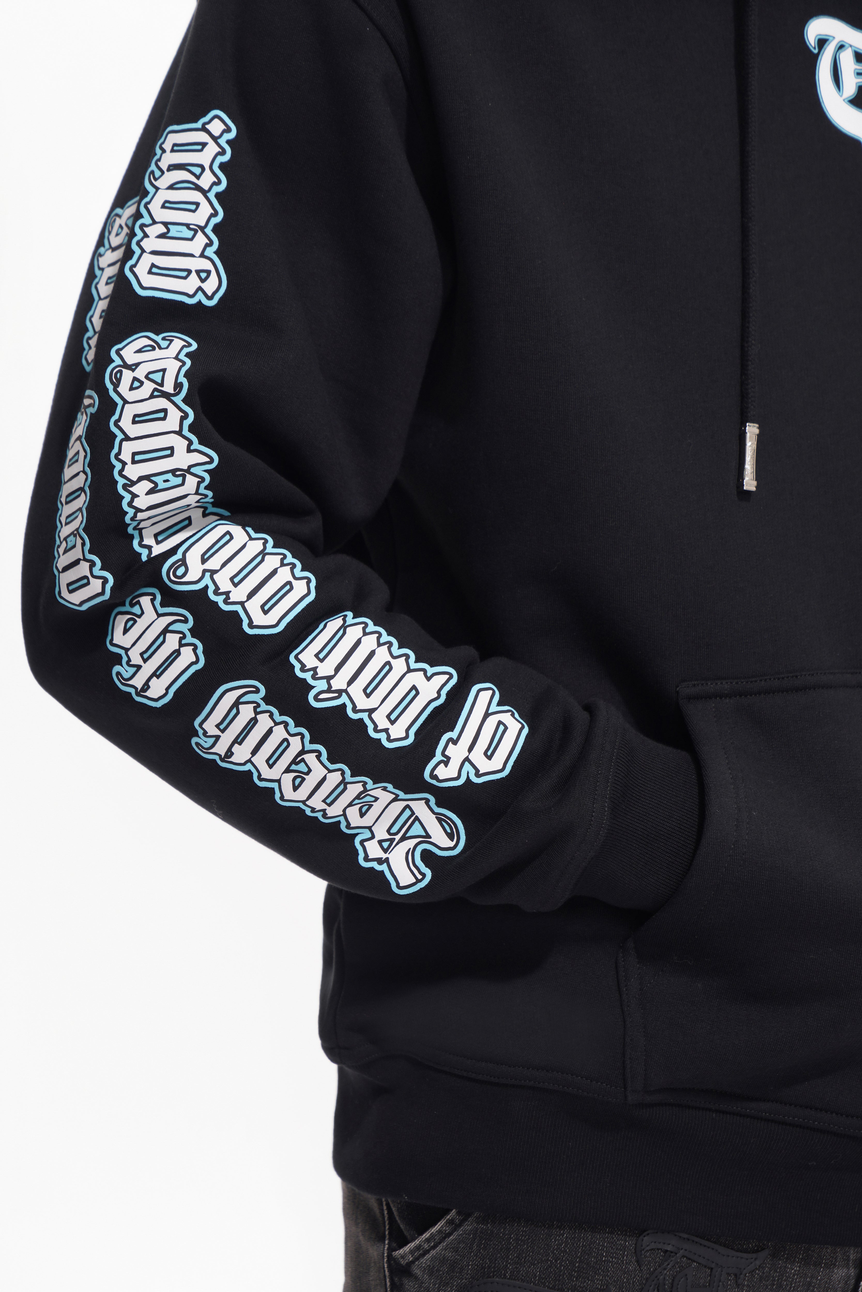 MASKED SOLDAT Schwarzer Hoodie