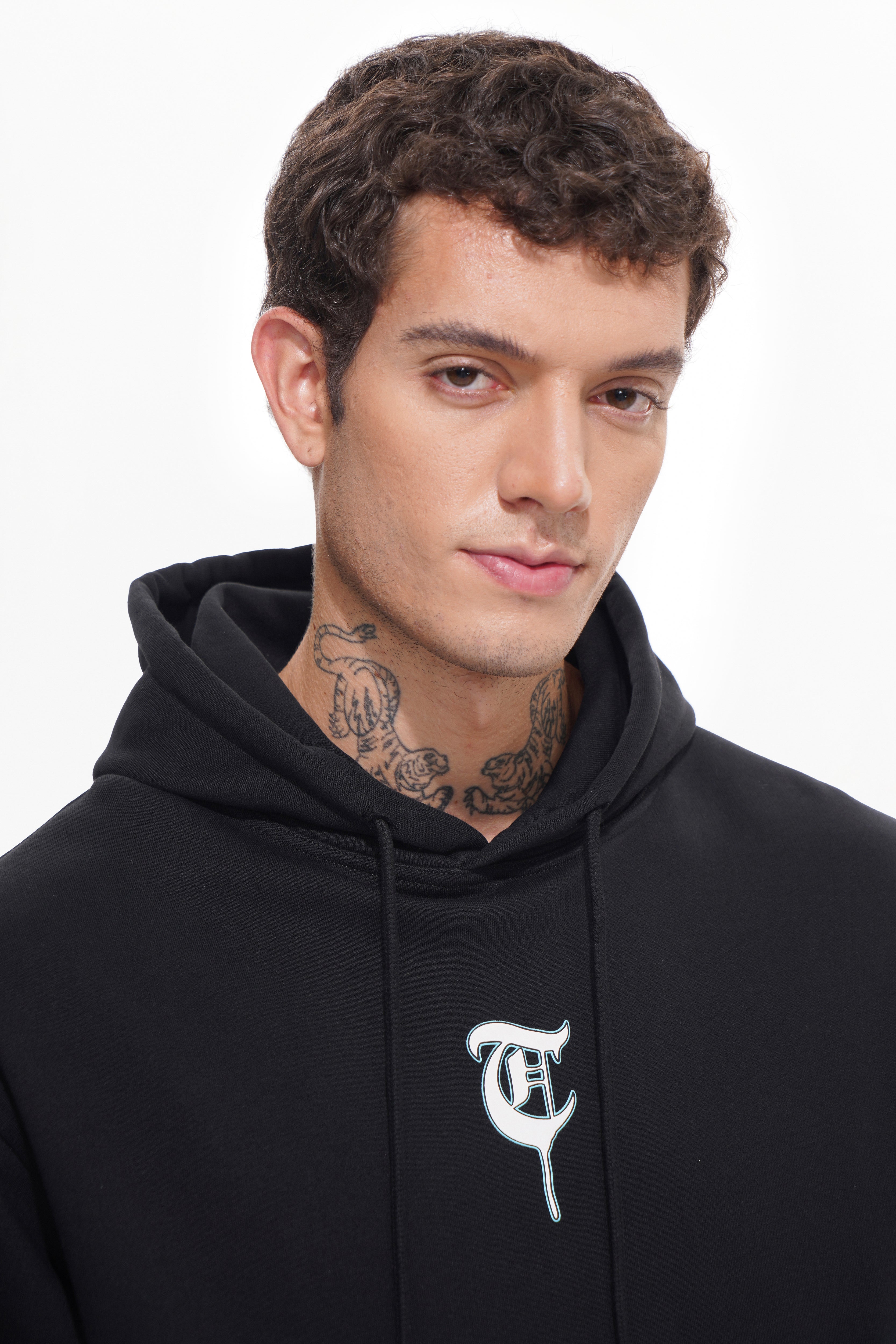 MASKED SOLDAT Schwarzer Hoodie