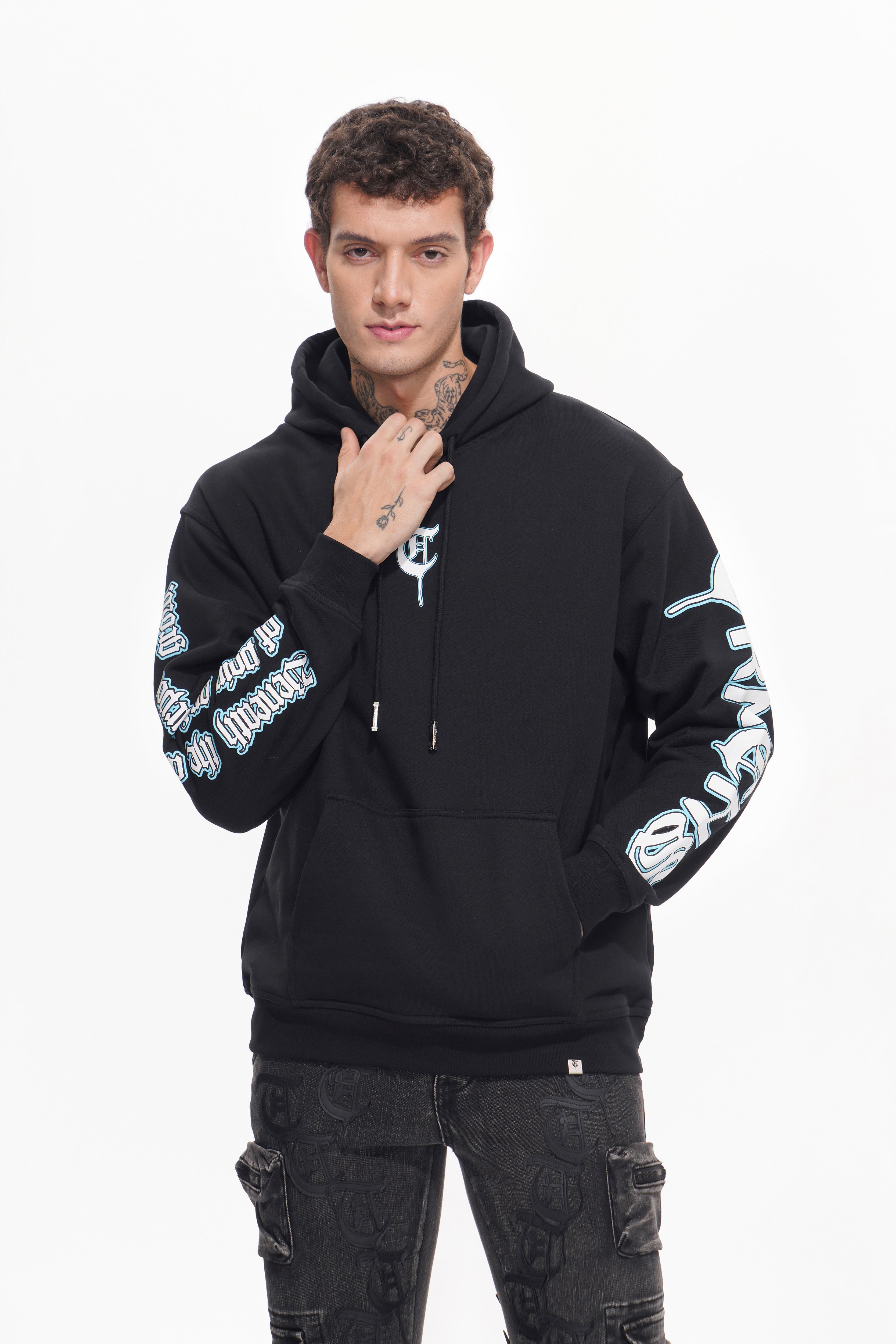 MASKED SOLDAT Schwarzer Hoodie
