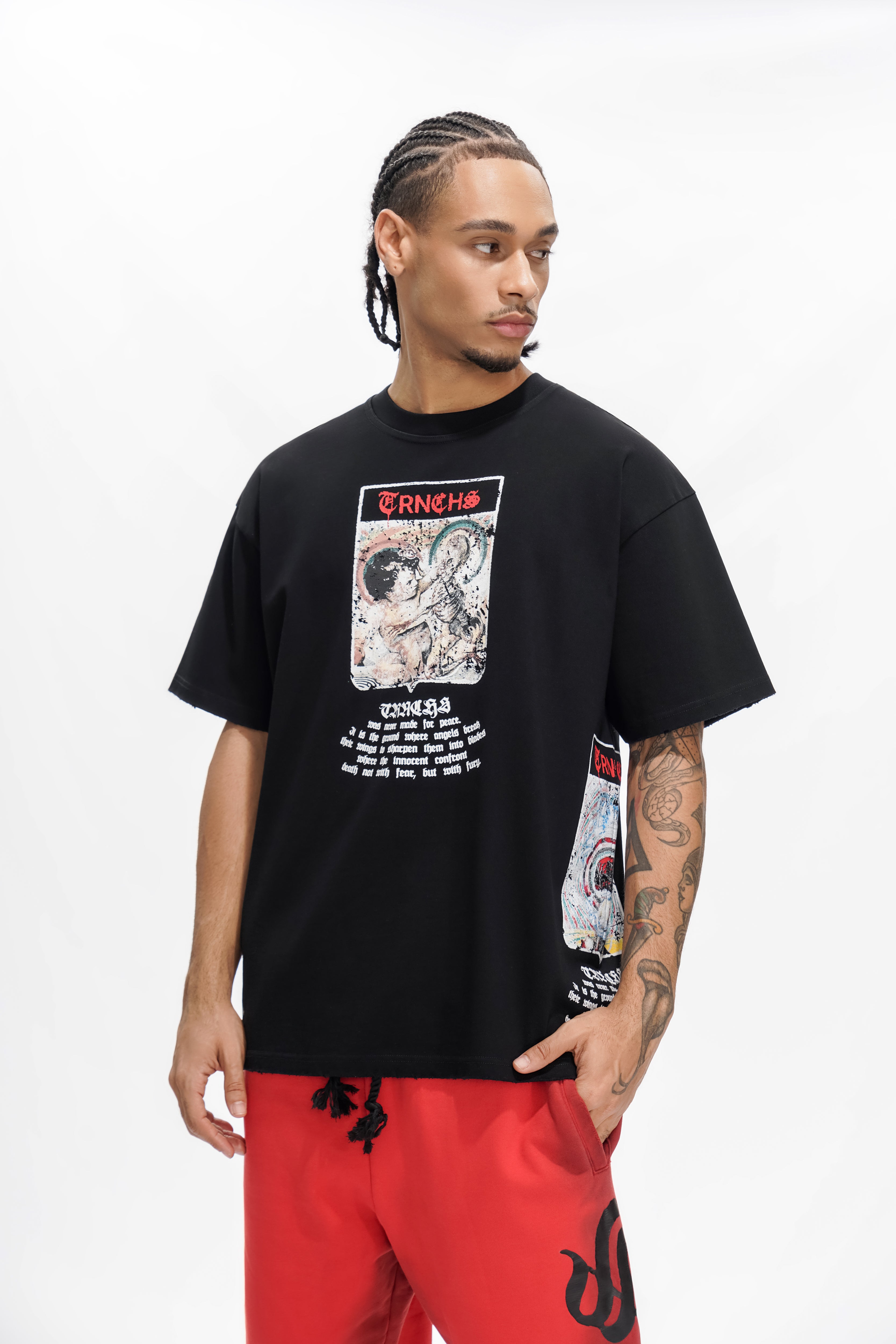 MILITANT GOTHIC Schwarzes T-Shirt