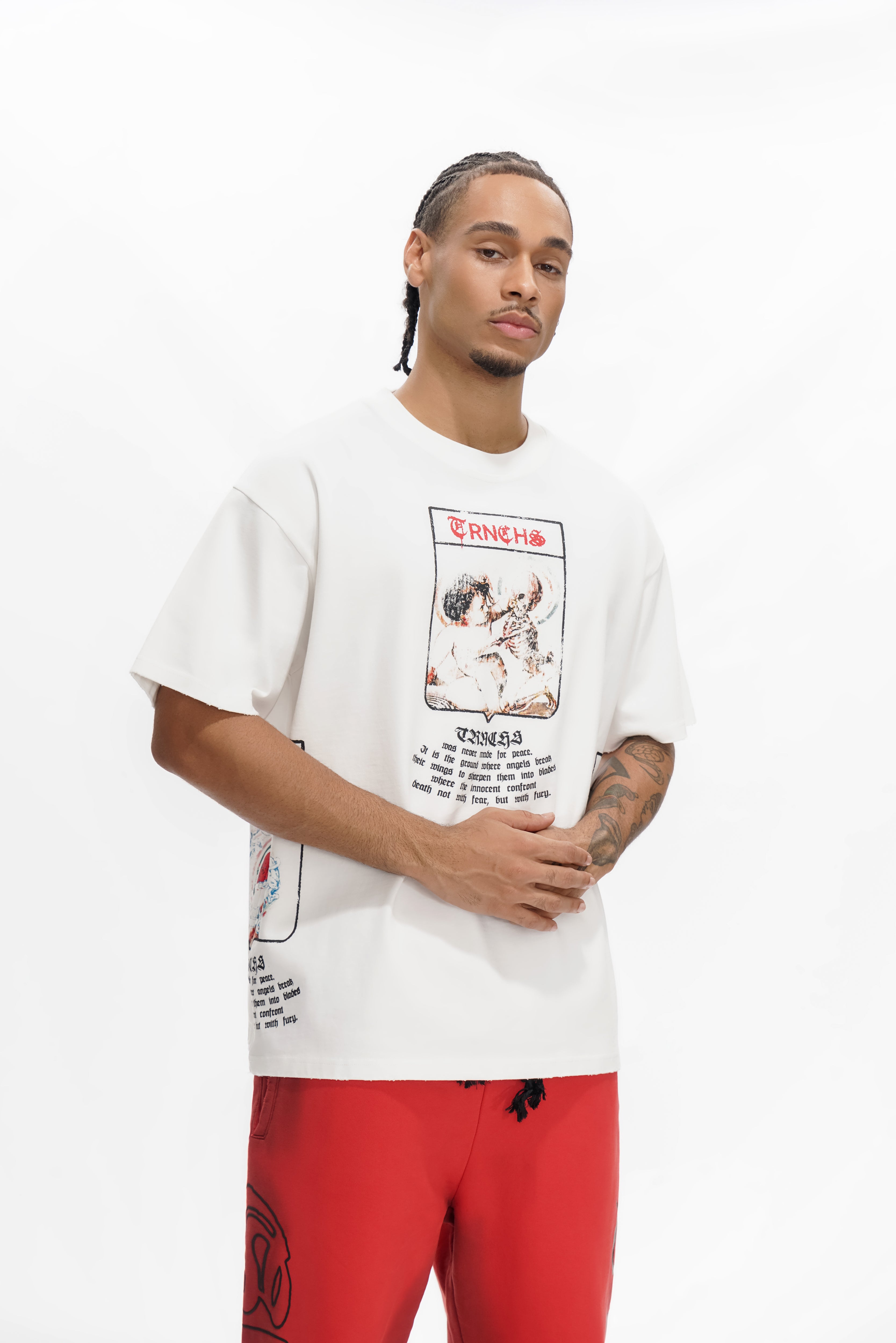 MILITANT GOTHIC Weißes T-Shirt