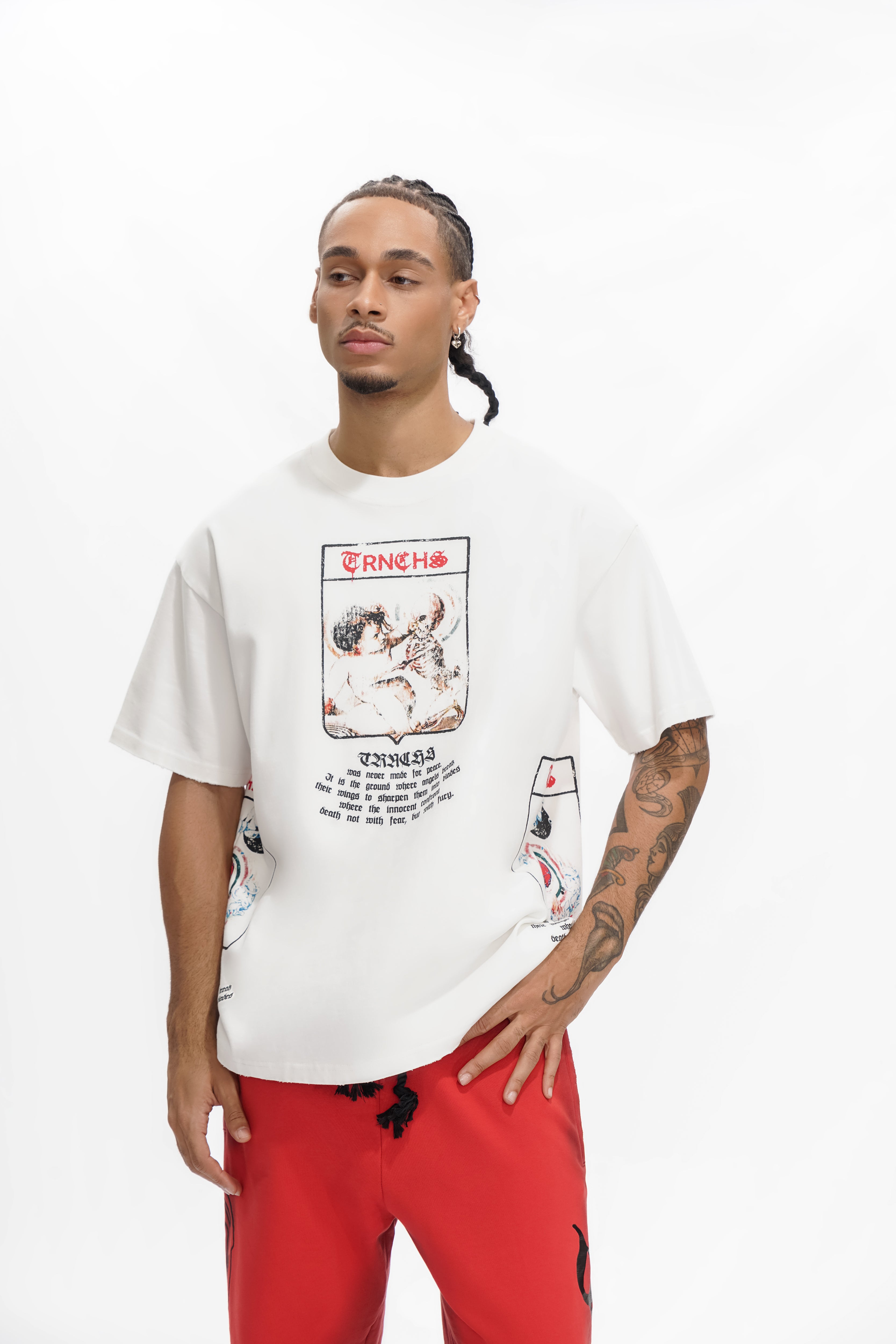 MILITANT GOTHIC Weißes T-Shirt