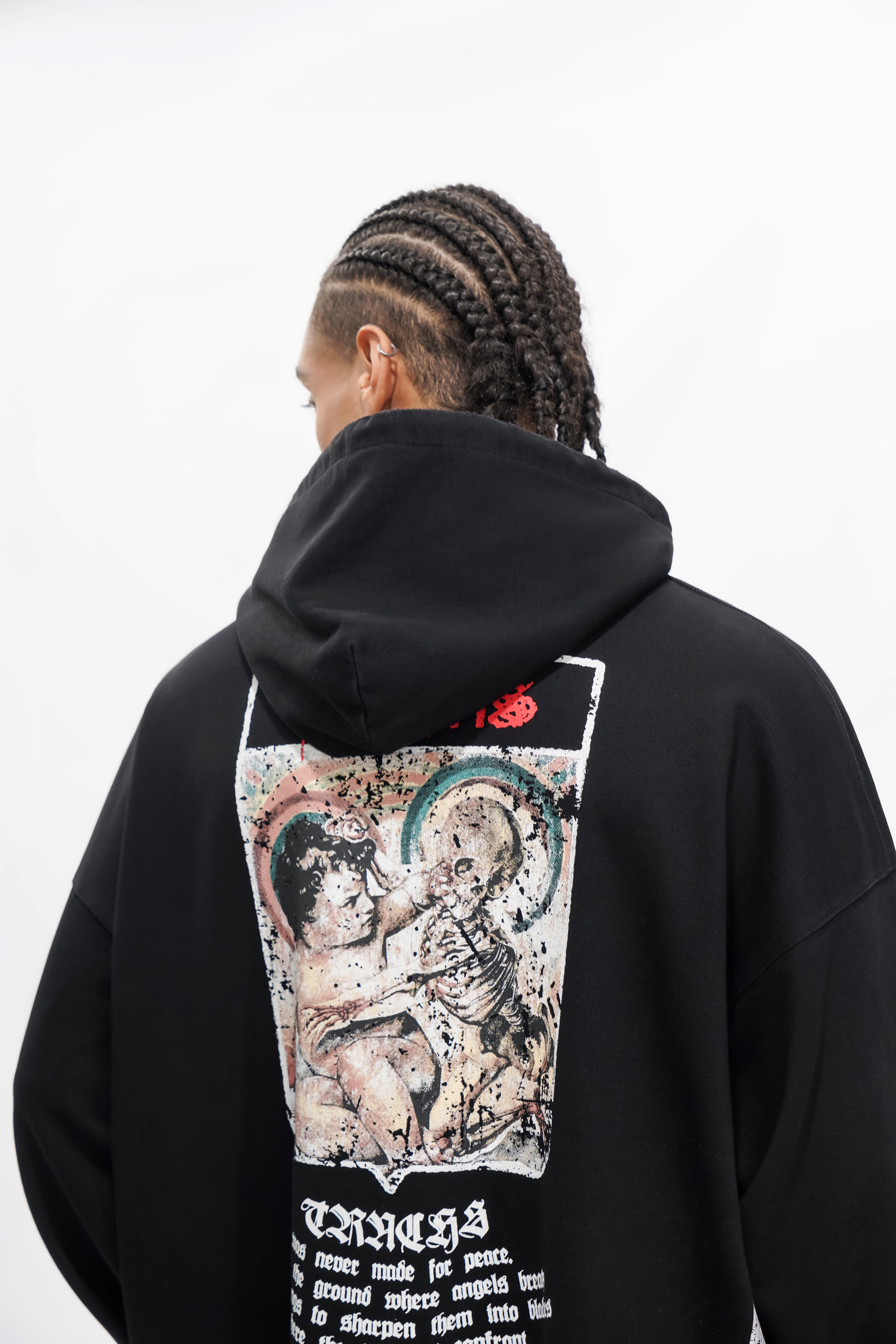 MILITANT GOTHIC Schwarzer Hoodie