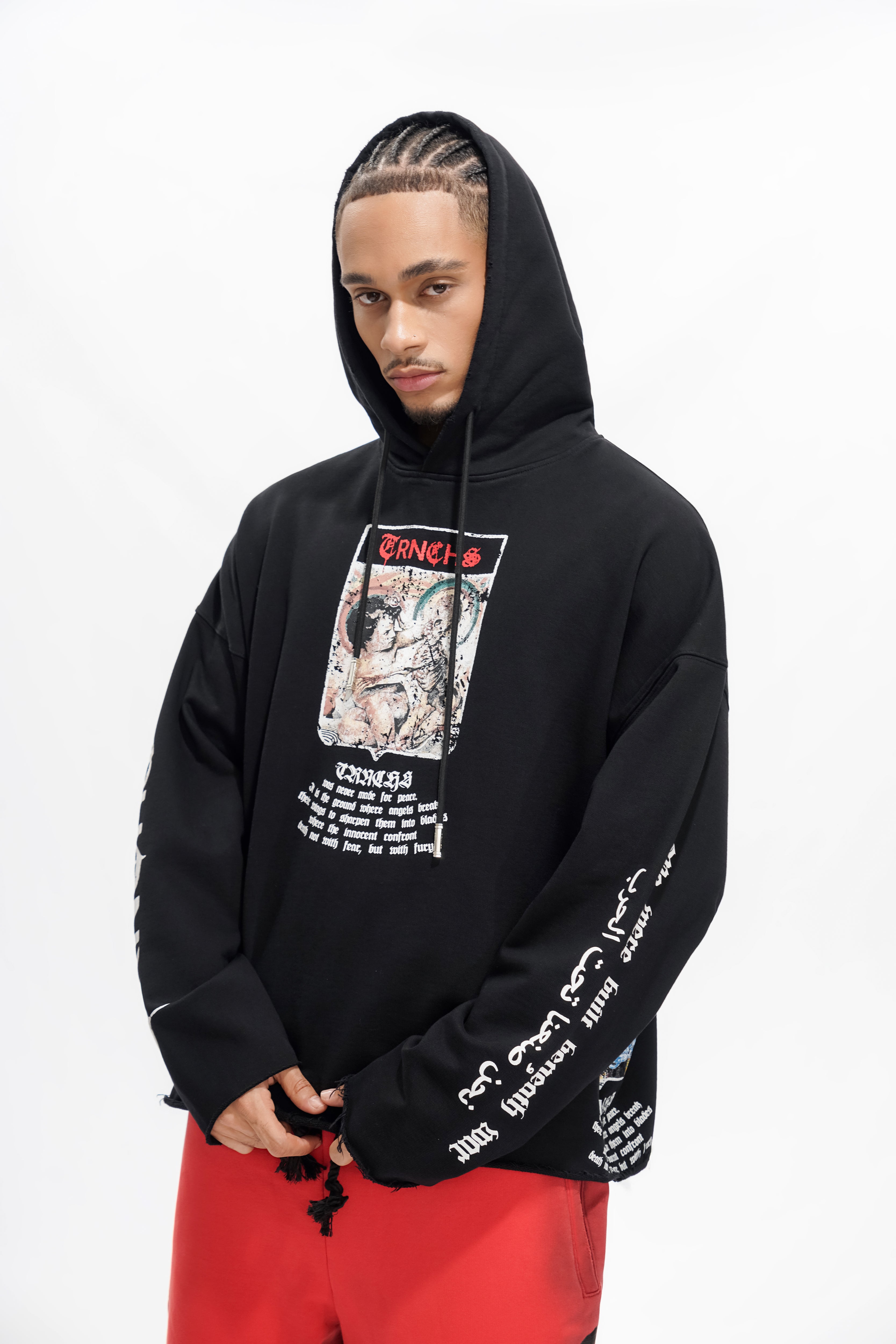 MILITANT GOTHIC Schwarzer Hoodie