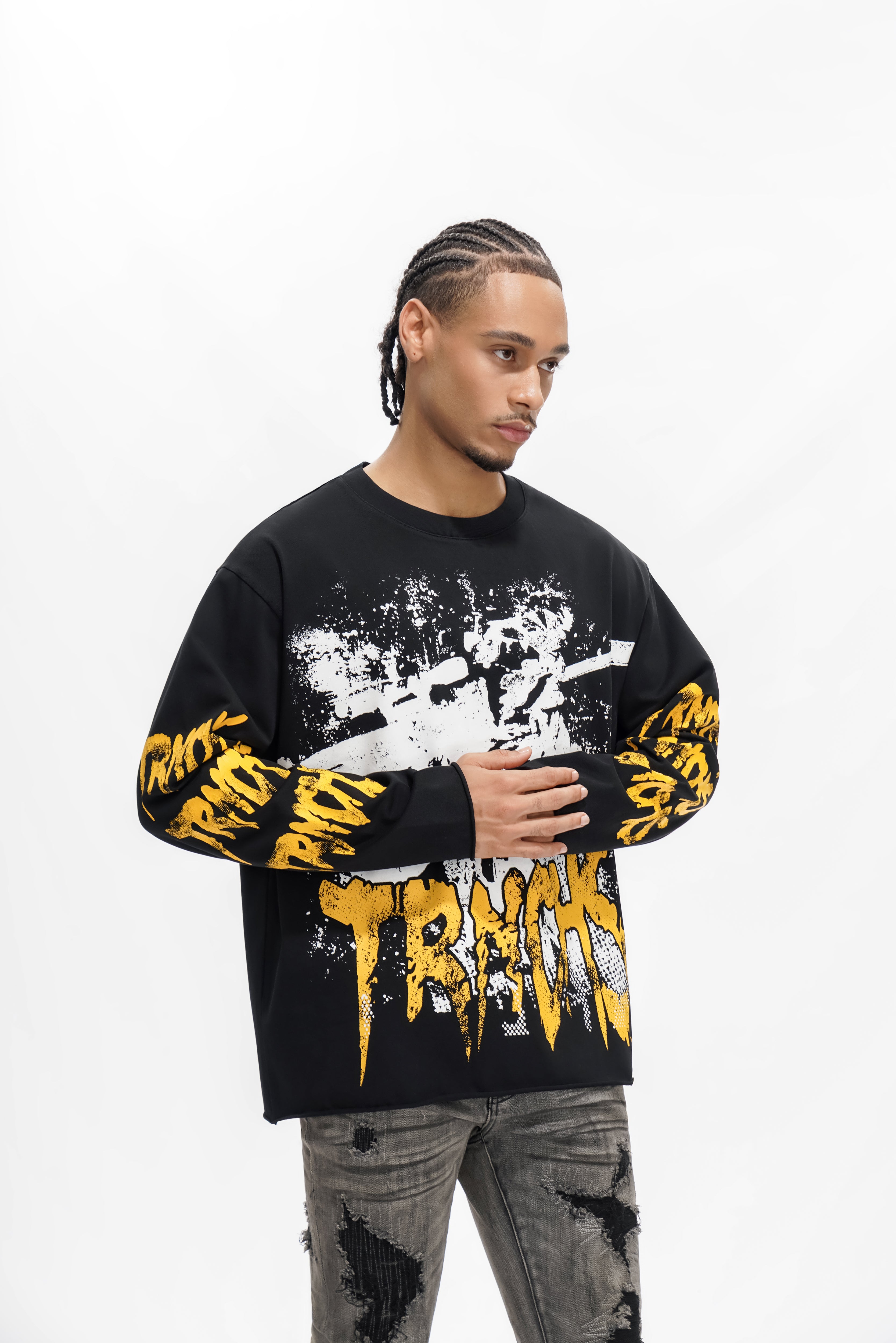 OPÉRATEUR Noir Manches Longues