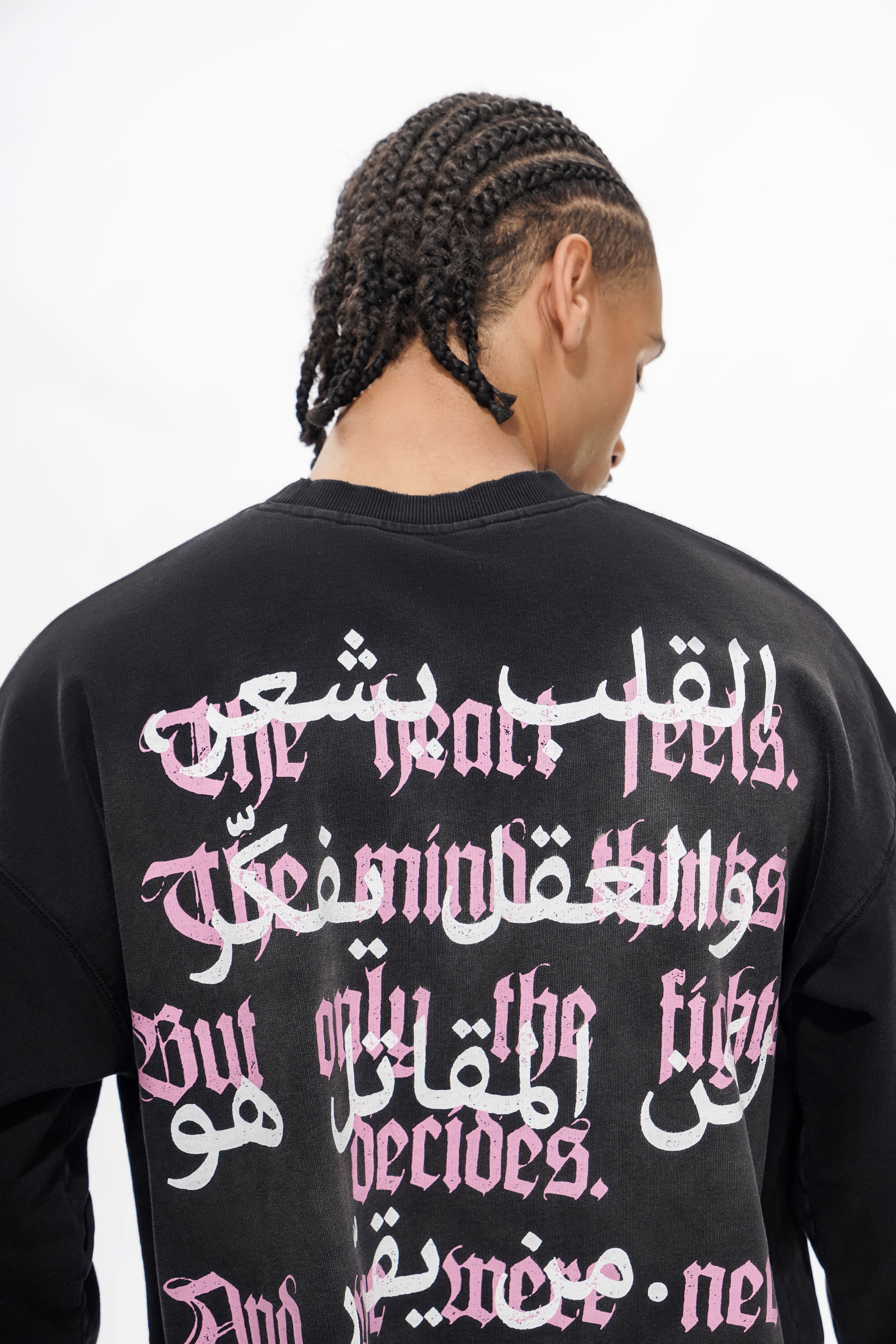 "HEART & MIND" Black Sweater