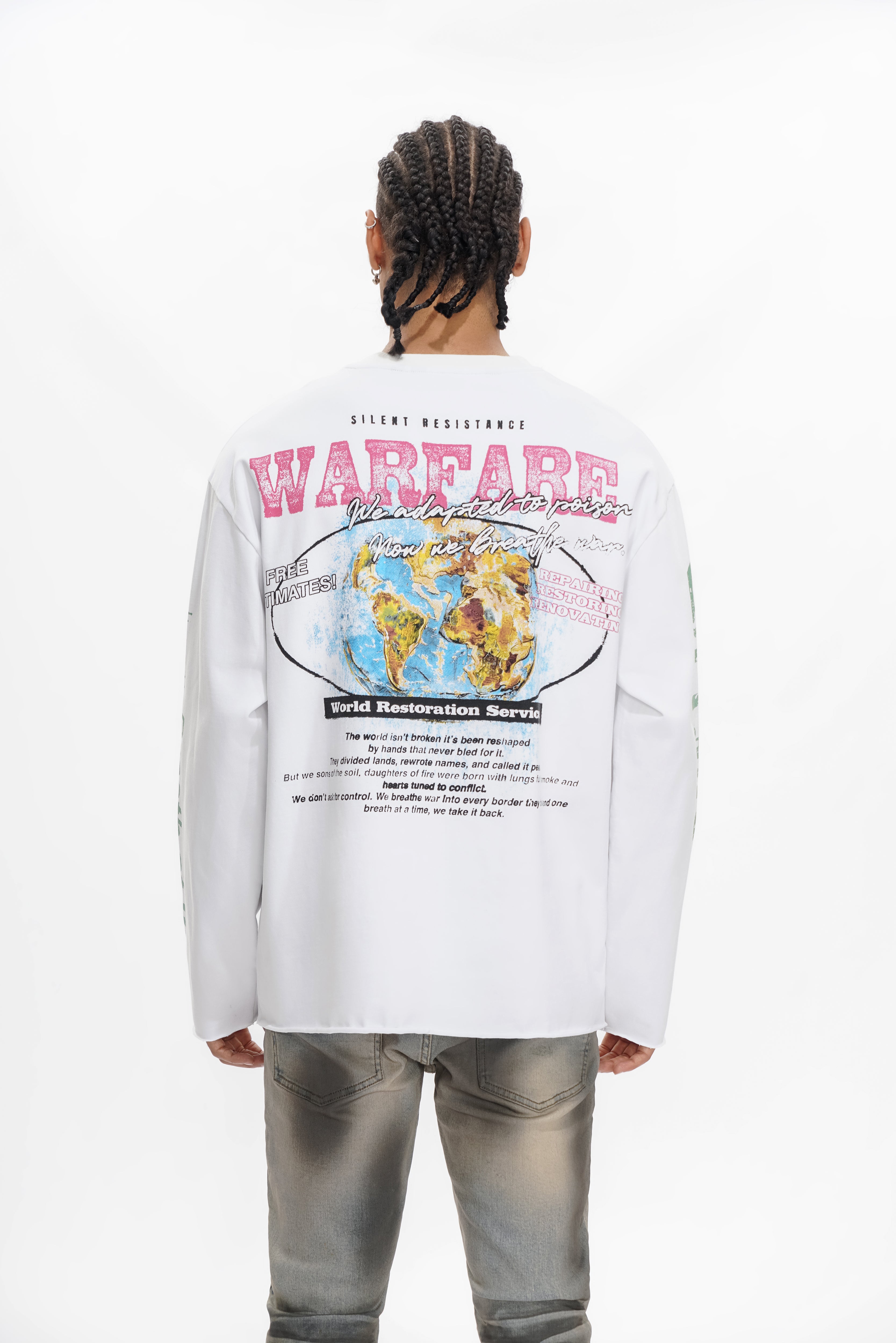 WARFARE Blanc Manches Longues