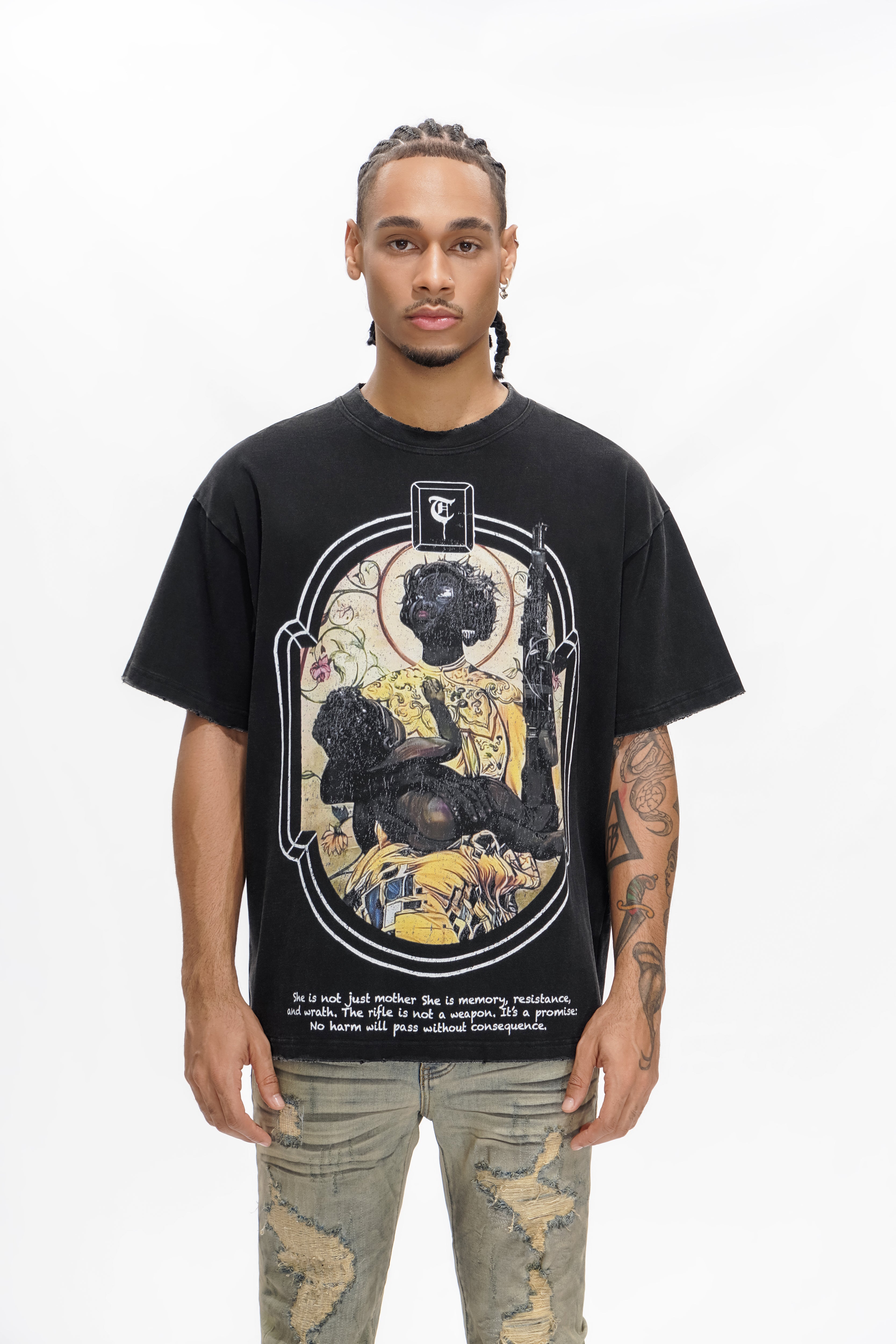 "JA'ZHYA DOPSON" Black Tee