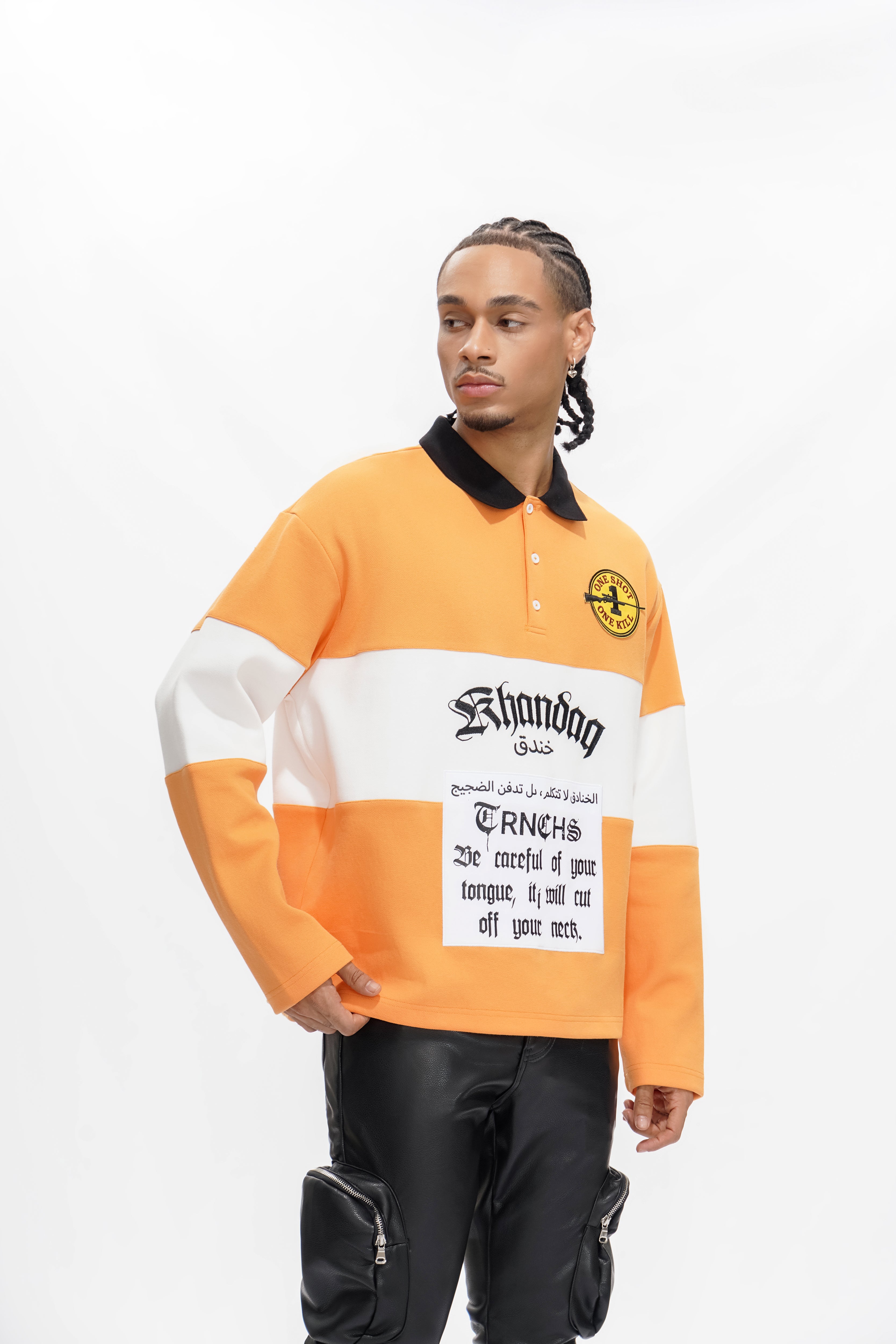 Polo de combat à manches longues