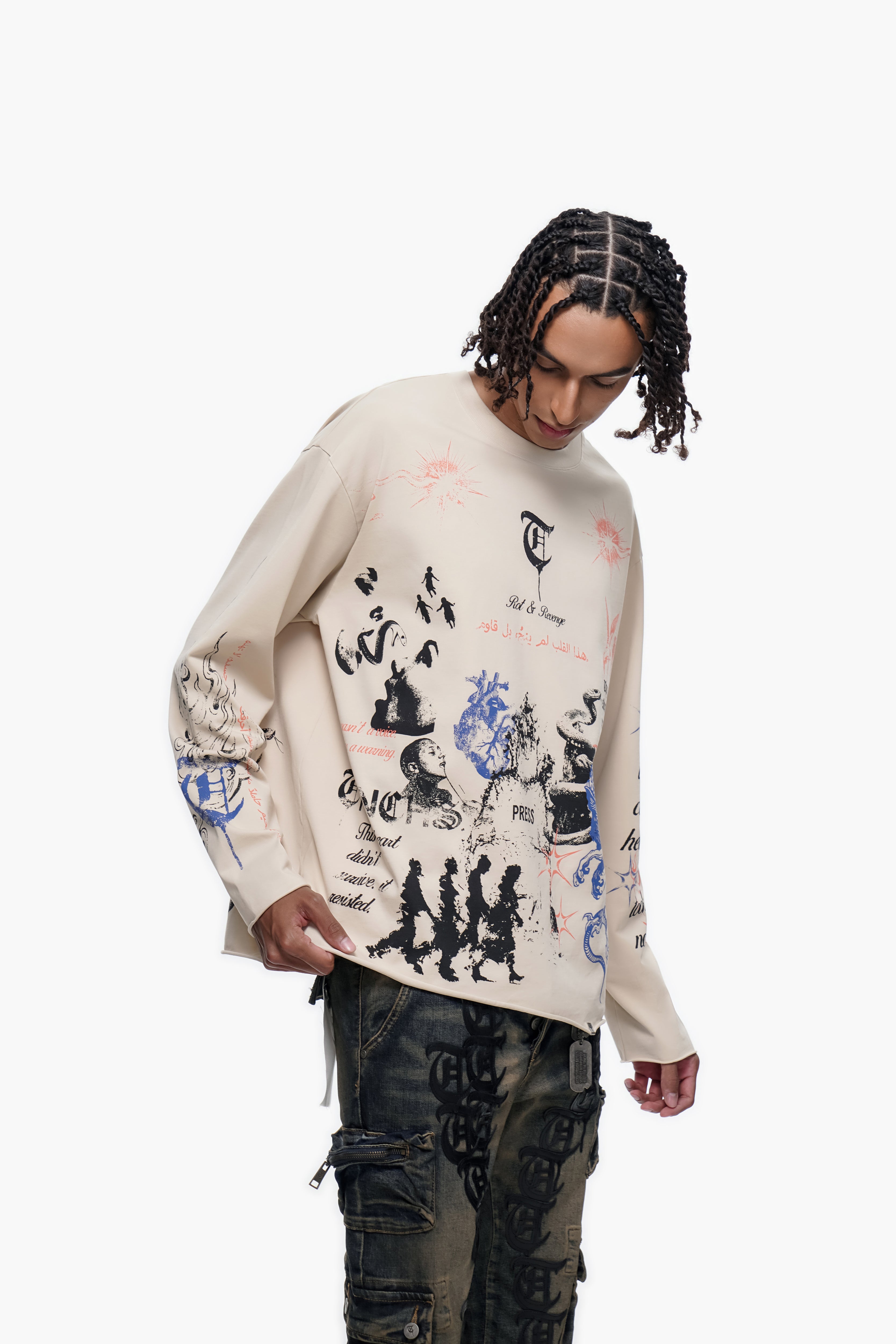 NOTES DE TERRAIN Manches longues blanches