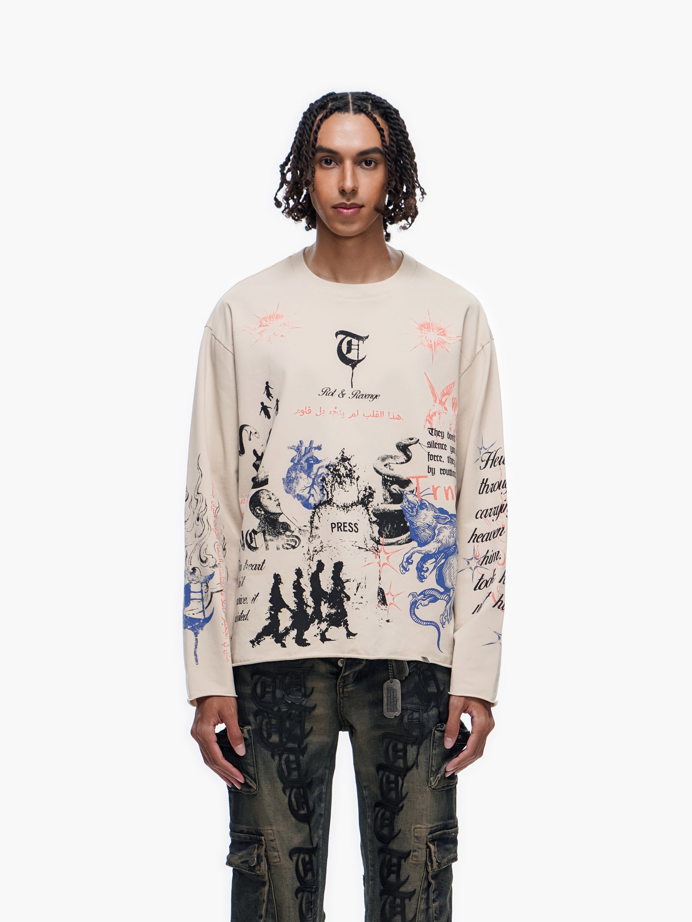 NOTES DE TERRAIN Manches longues blanches