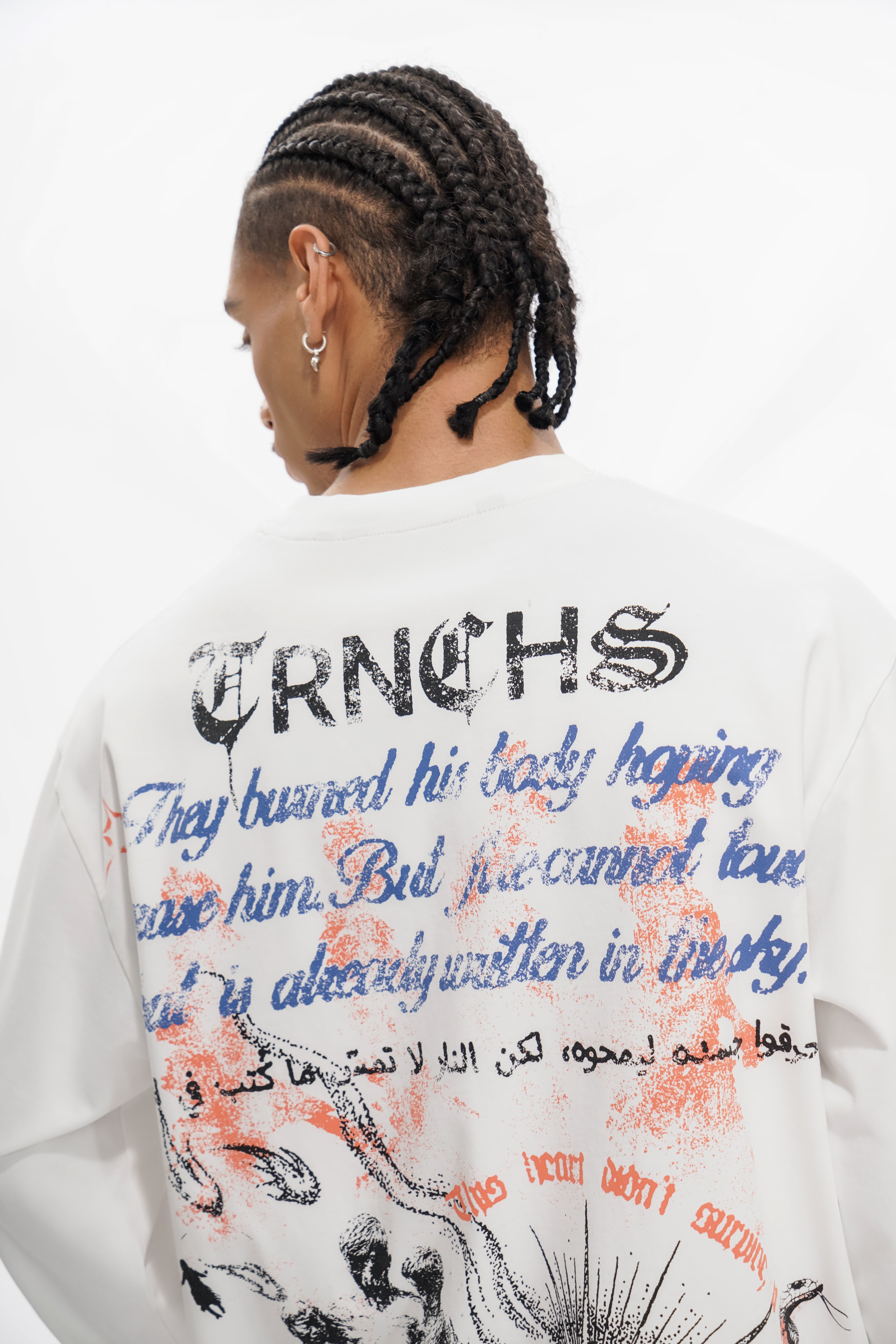 FIELD NOTES Weißes Langarmshirt