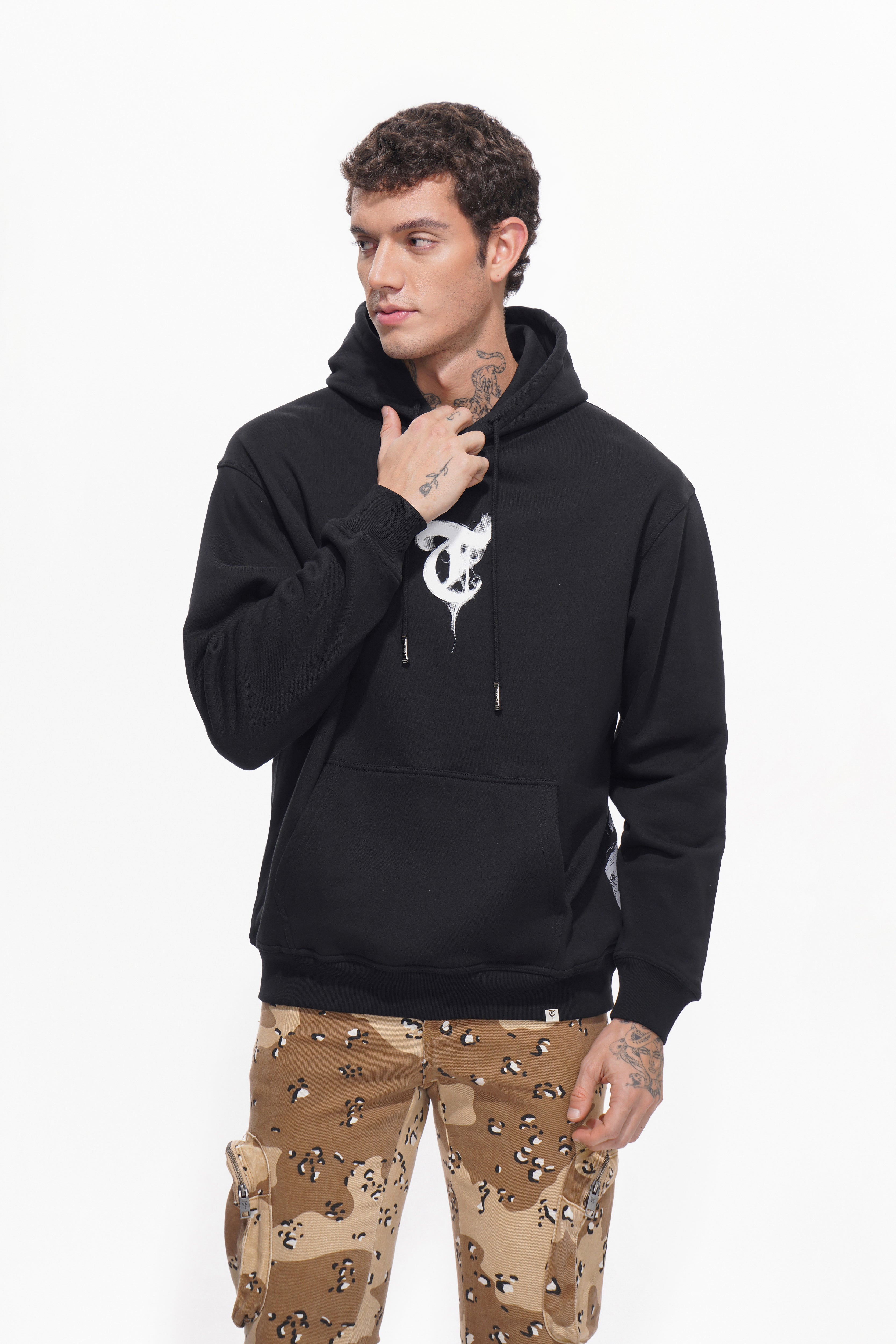 BRENNEN SIE WIE DIE SONNE Schwarzer Hoodie