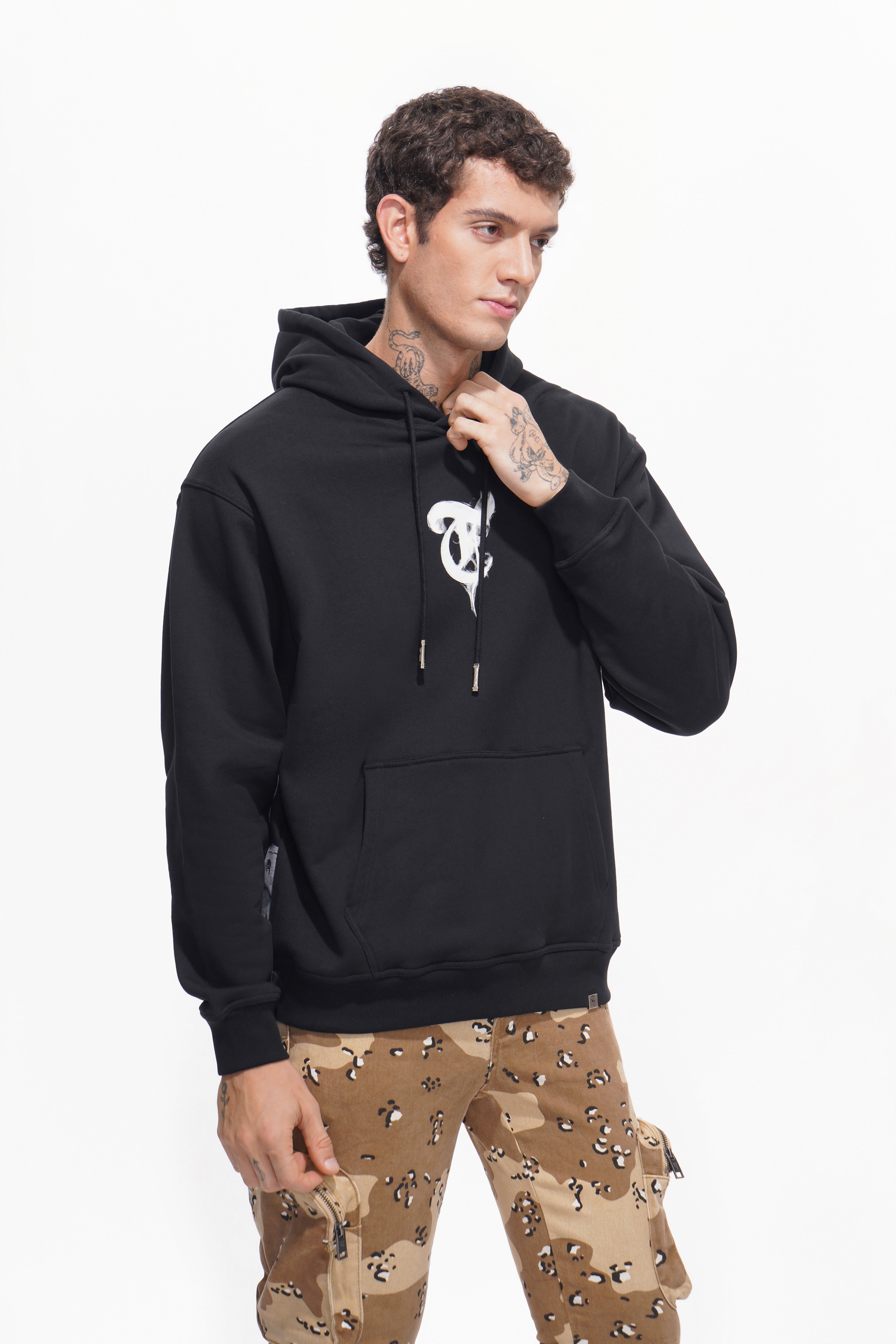 BRENNEN SIE WIE DIE SONNE Schwarzer Hoodie