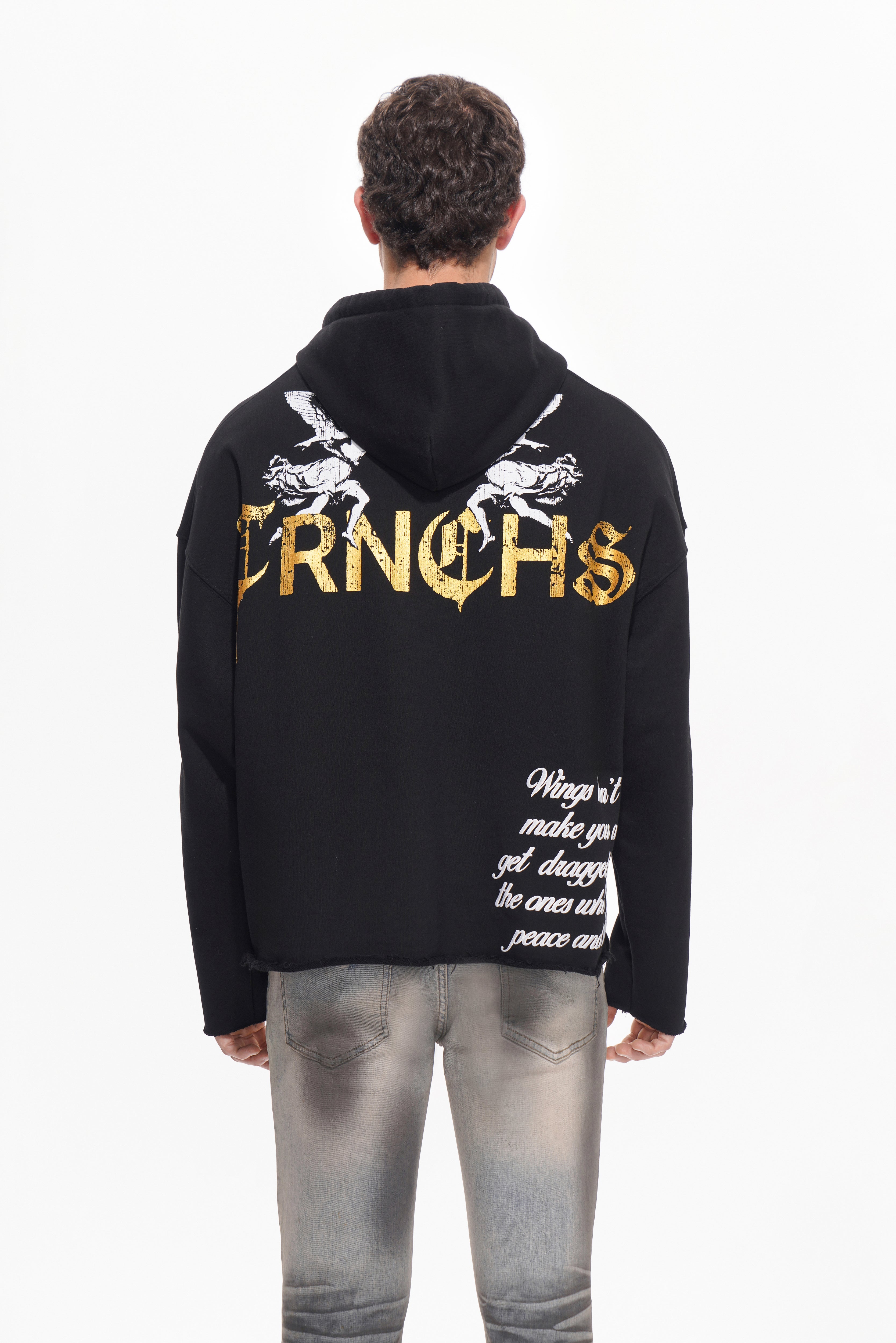 HEAVEN HAS NO SAINTS Black Hoodie