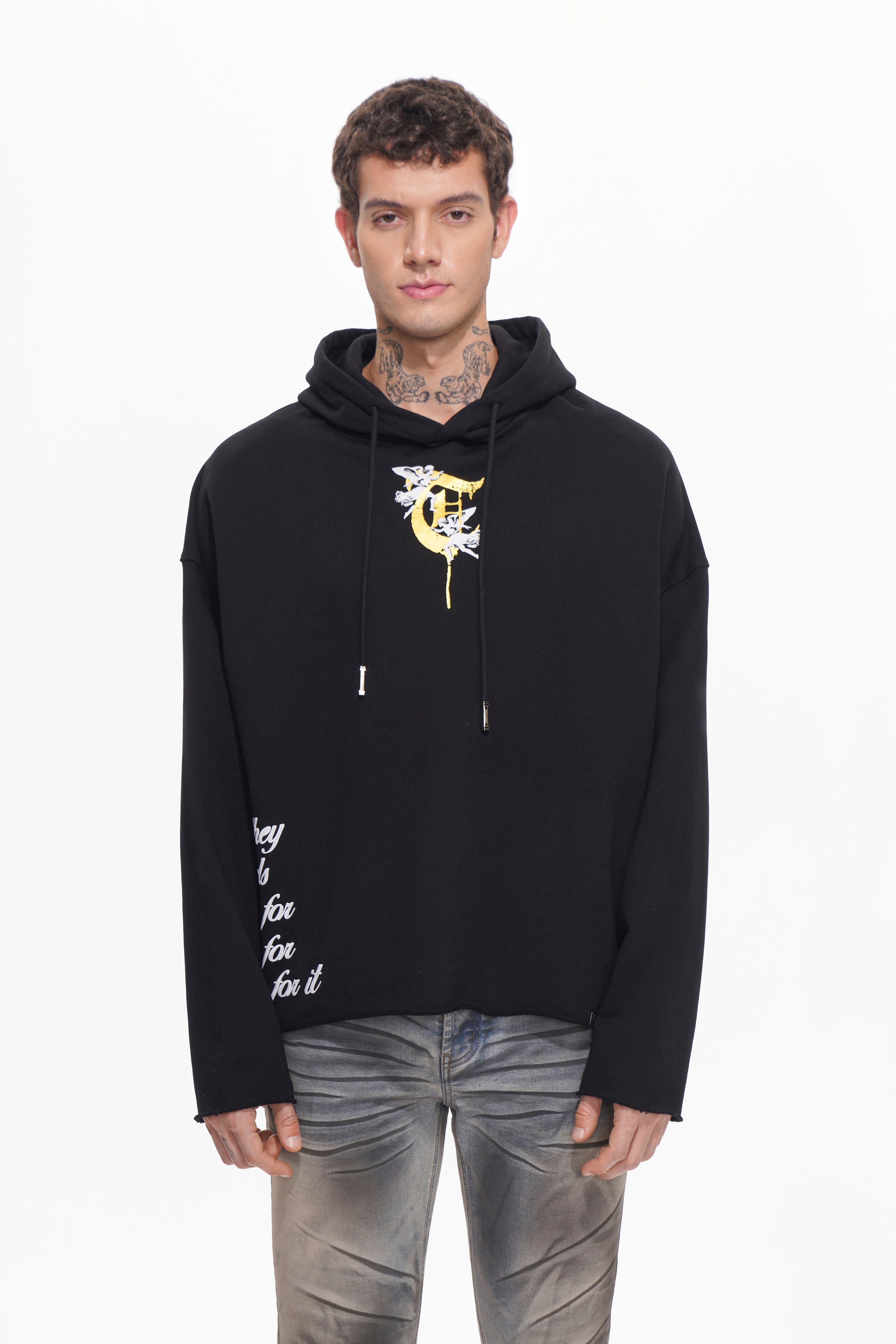 HEAVEN HAS NO SAINTS Black Hoodie