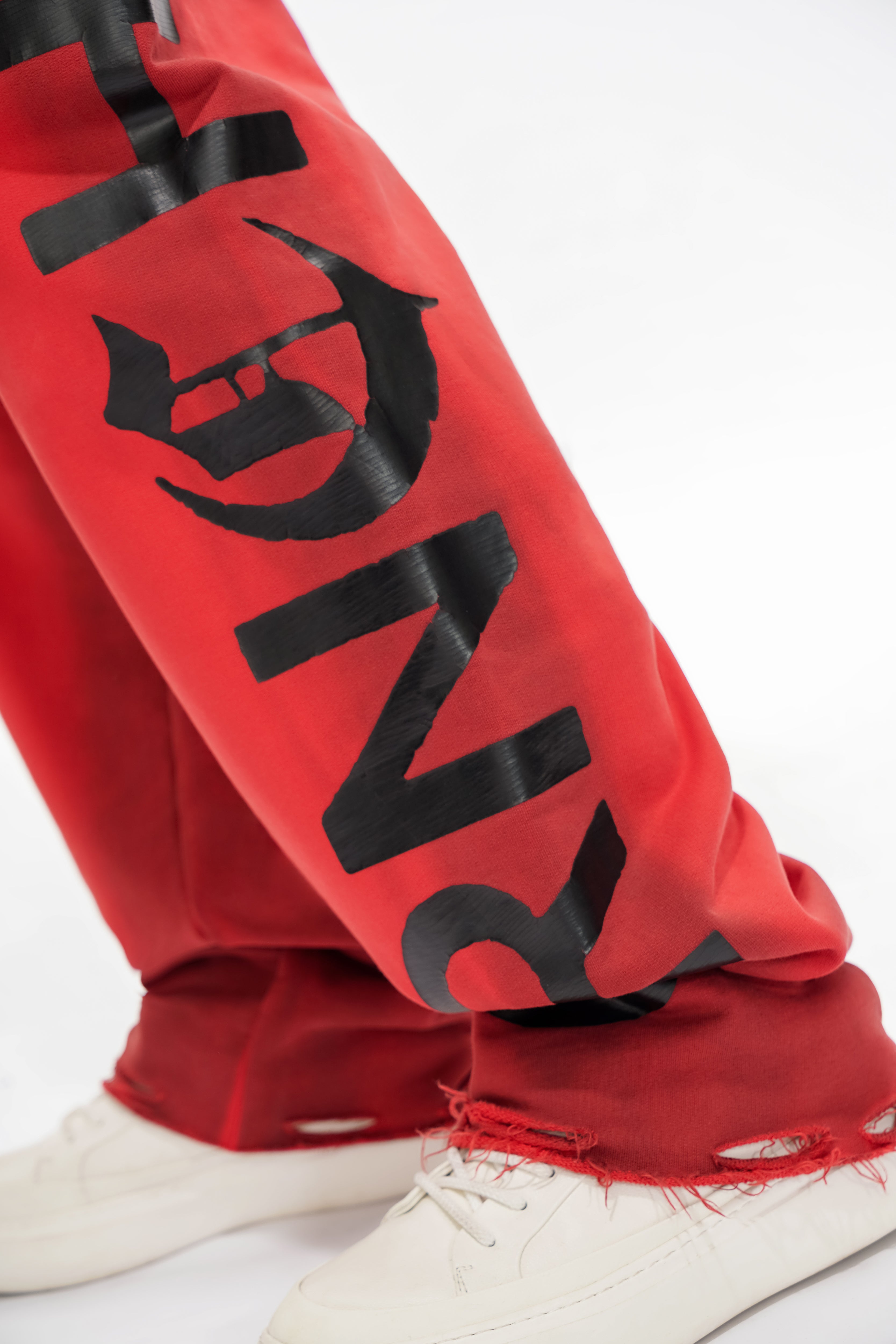 CRIMSON SCRIPT Red Pants