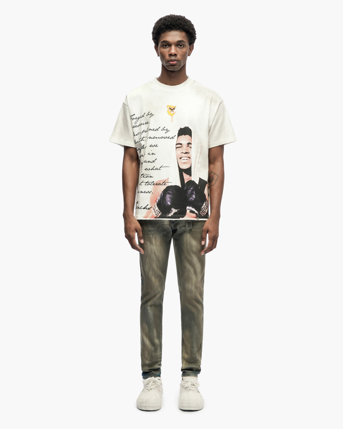 Muhammad Ali White Tee