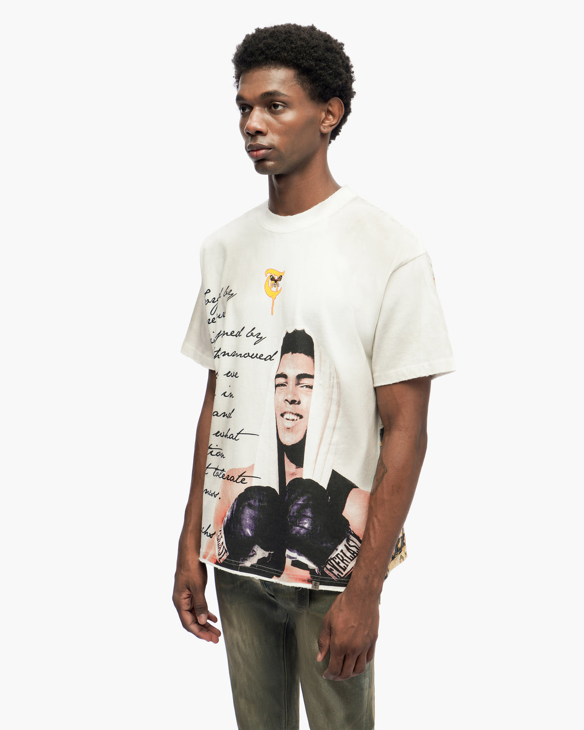 Muhammad Ali White Tee