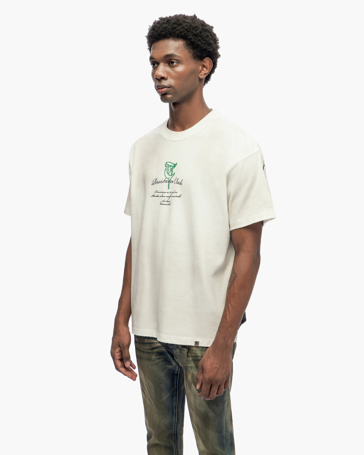 Resistance Club White Tee
