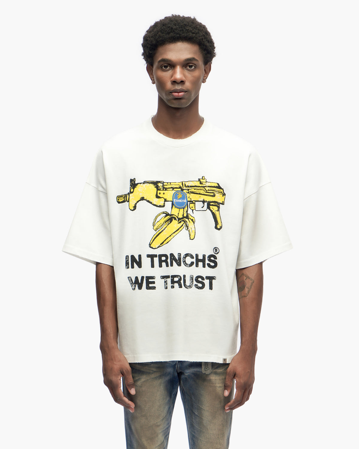 TRNCHS Plantation White Tee