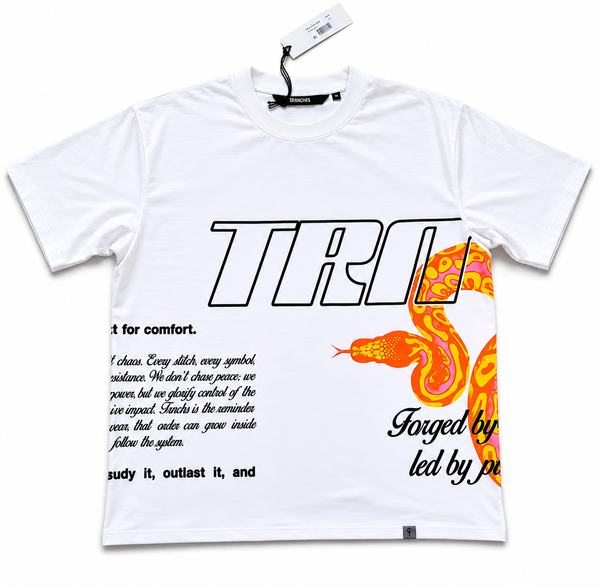 "FORGED BY STRUGGLE" White Tee