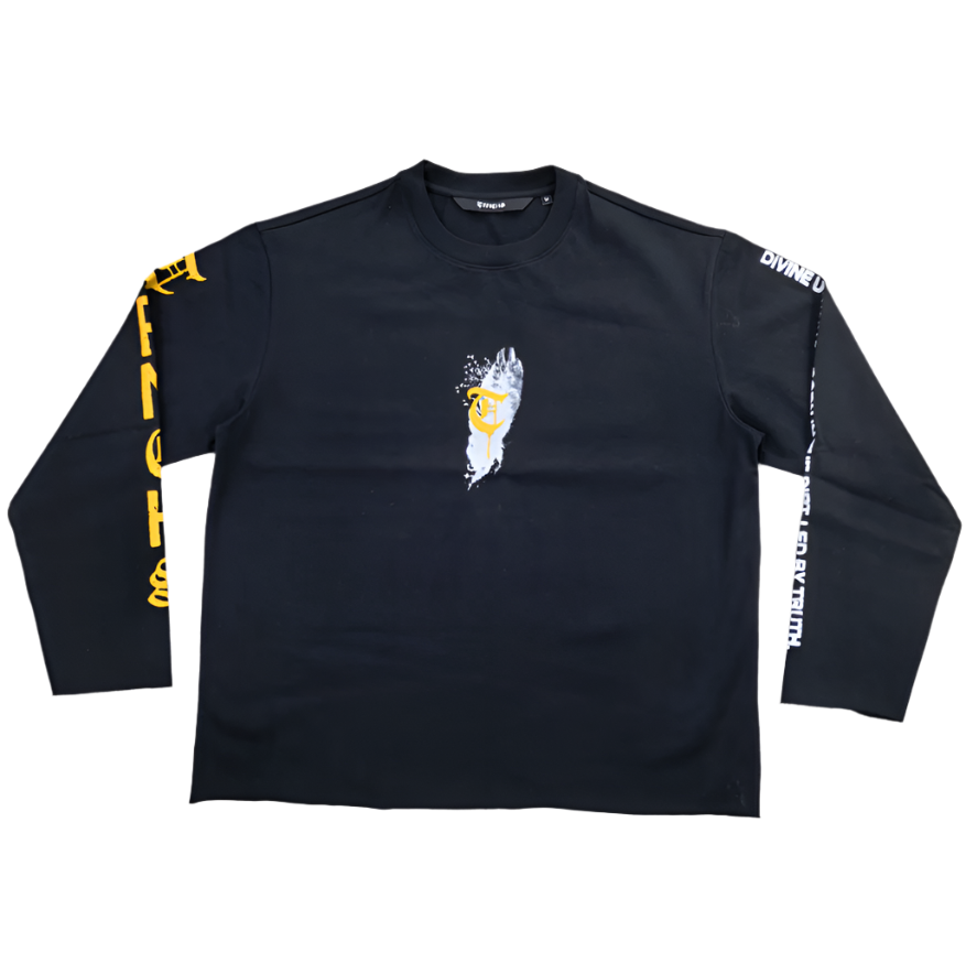 WINGS FOR WAR Black Long Sleeve
