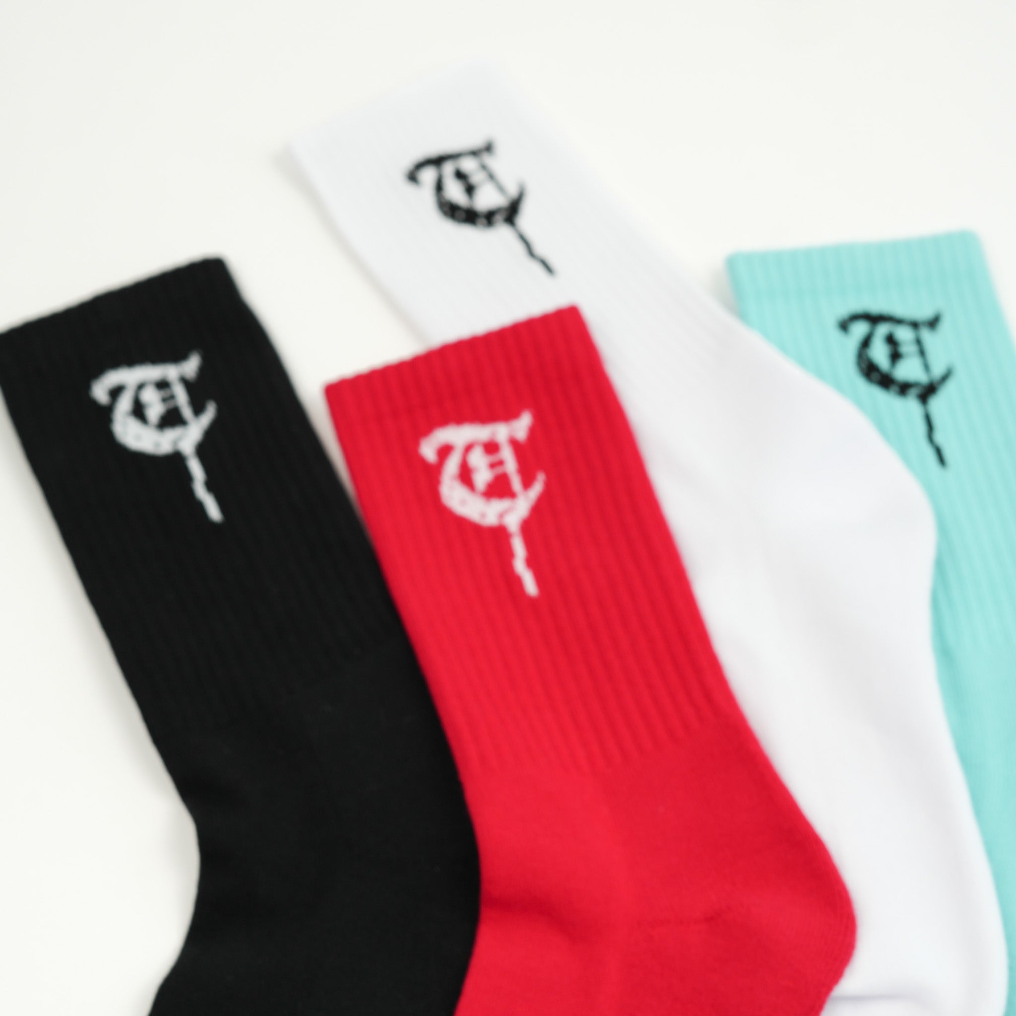 TEN TOES Socks White