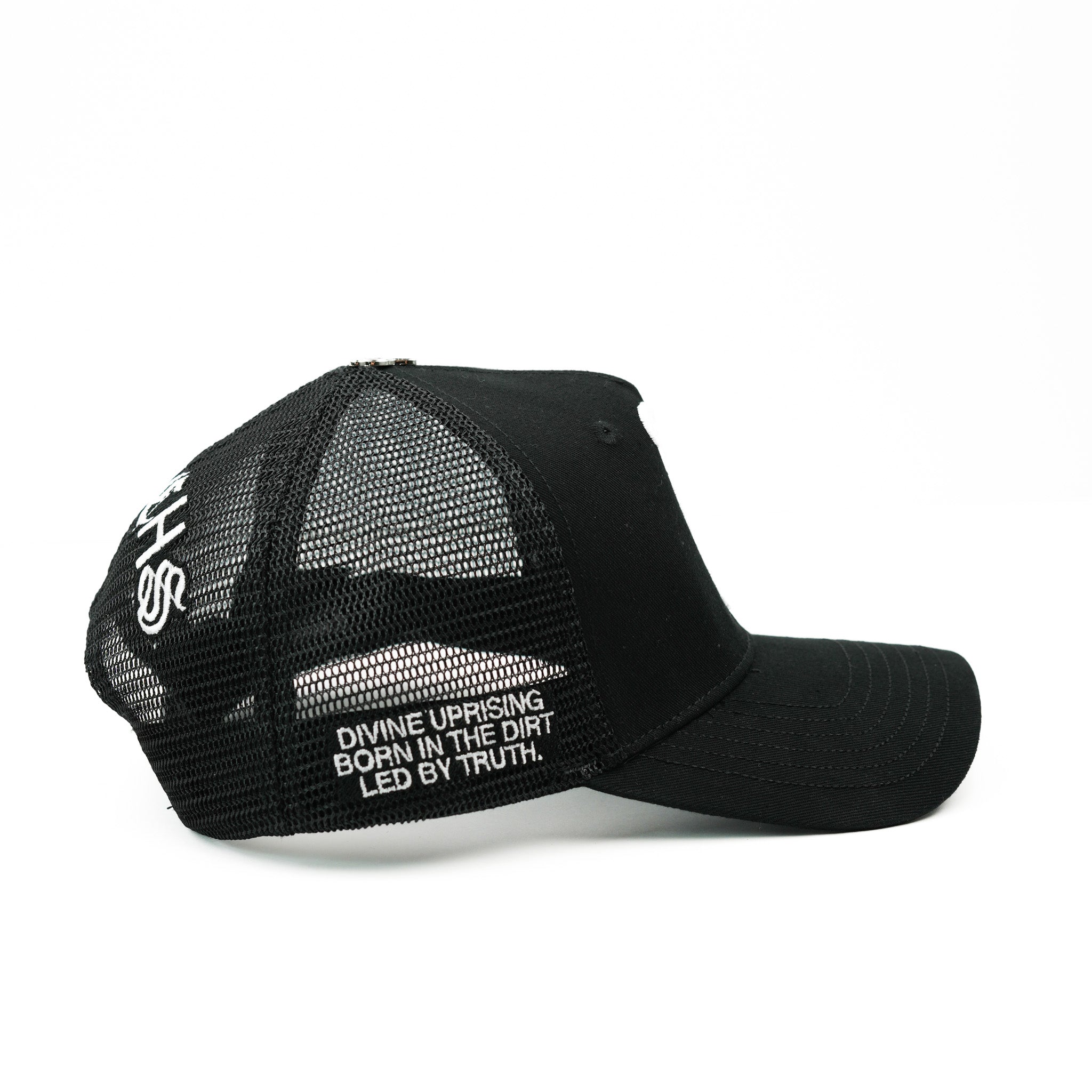 5-PANEL TRUCKER CAP Black