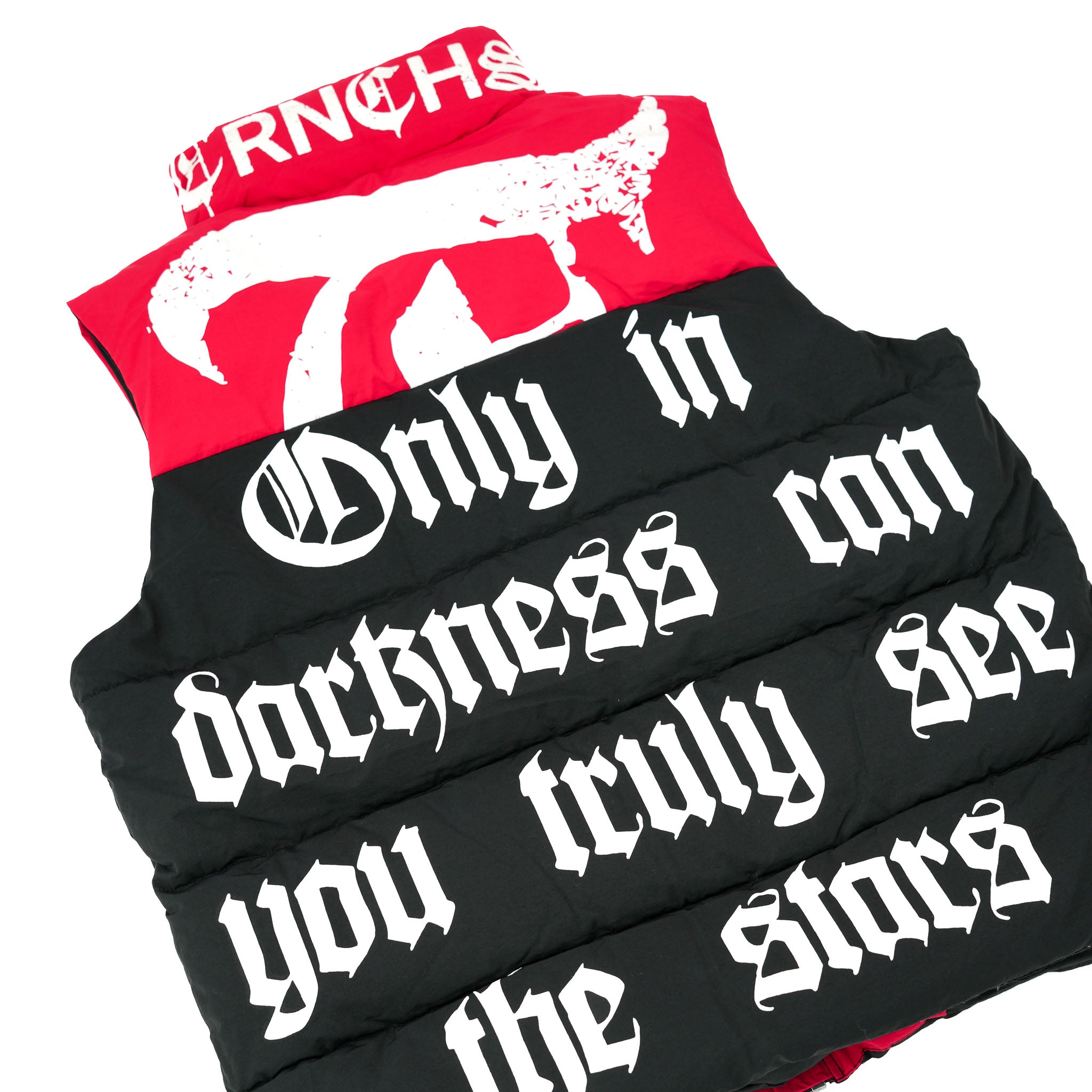 "AURORA" Red/Black Bubble Vest