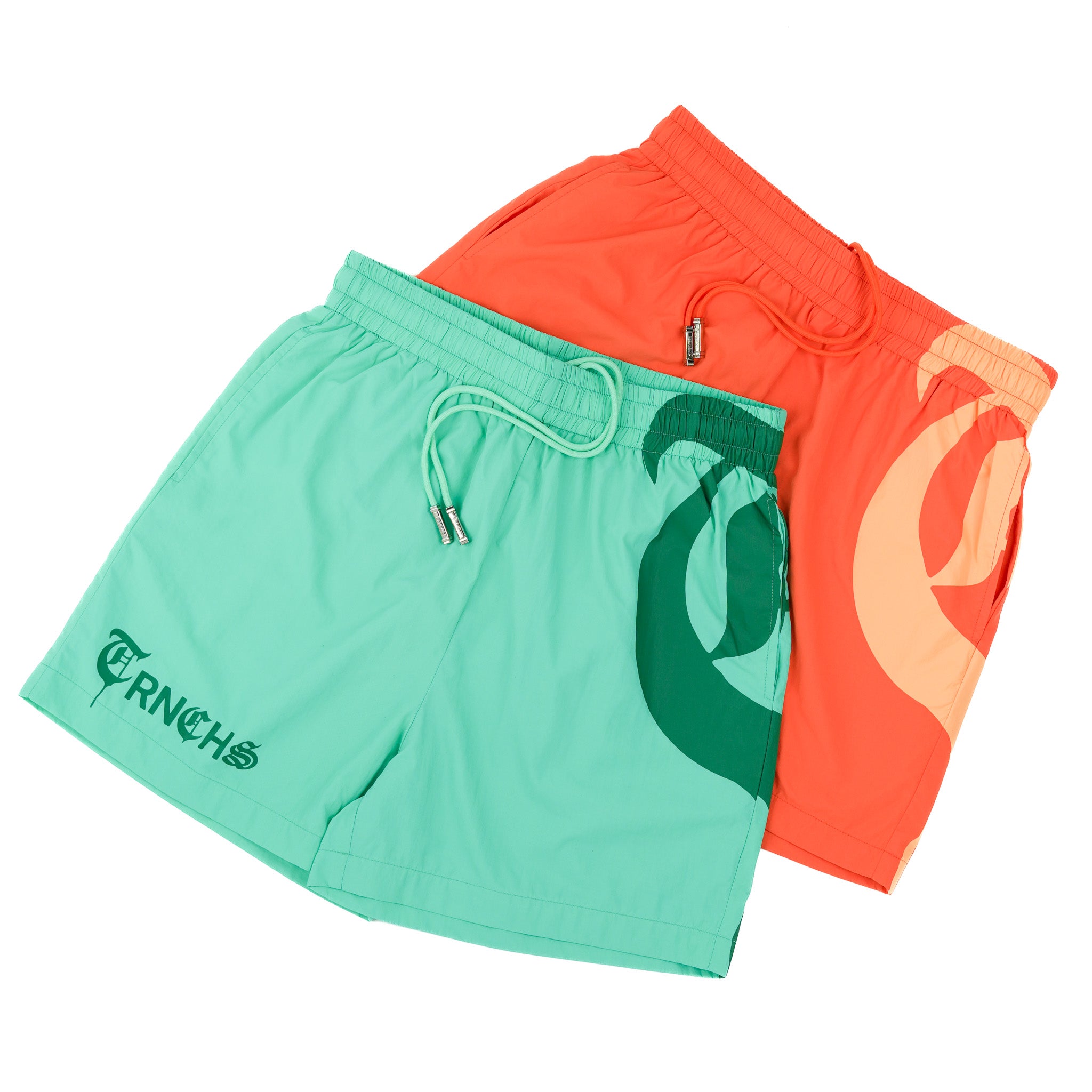 "SIROCCO" Nylon Green Shorts