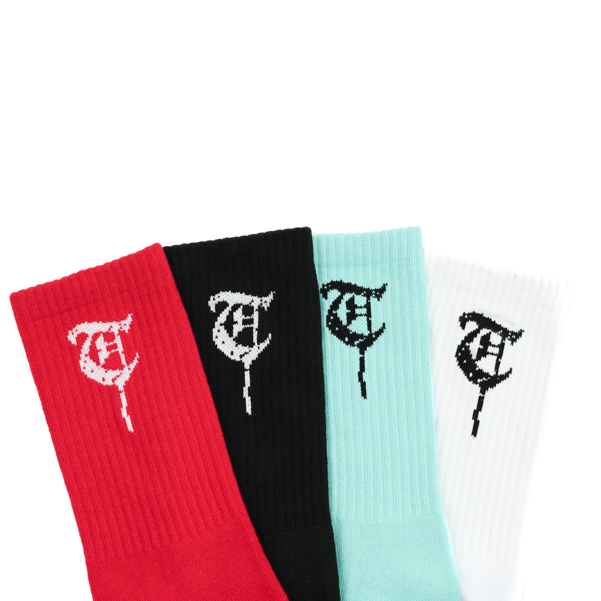 TEN TOES Socks White