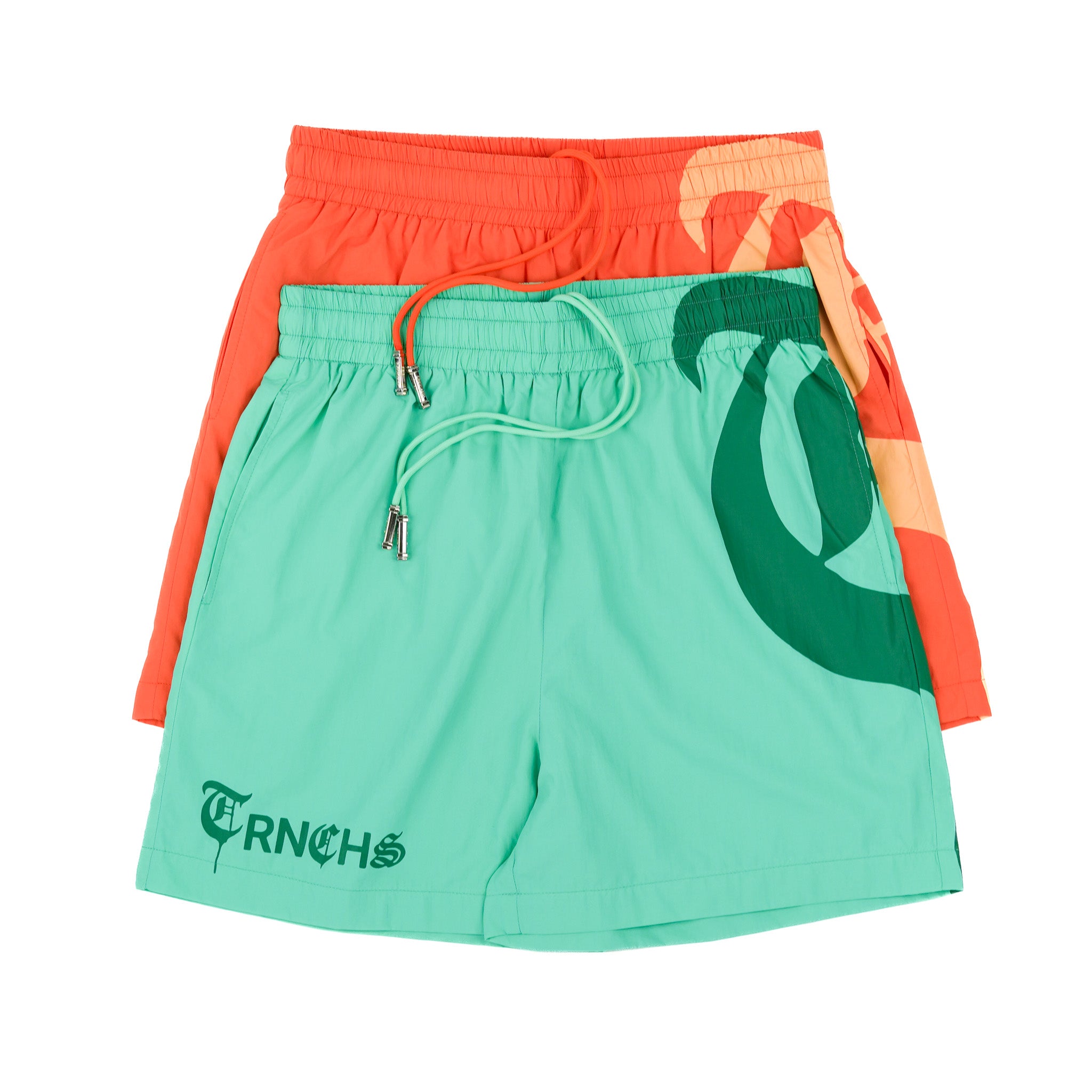 "SIROCCO" Nylon Green Shorts