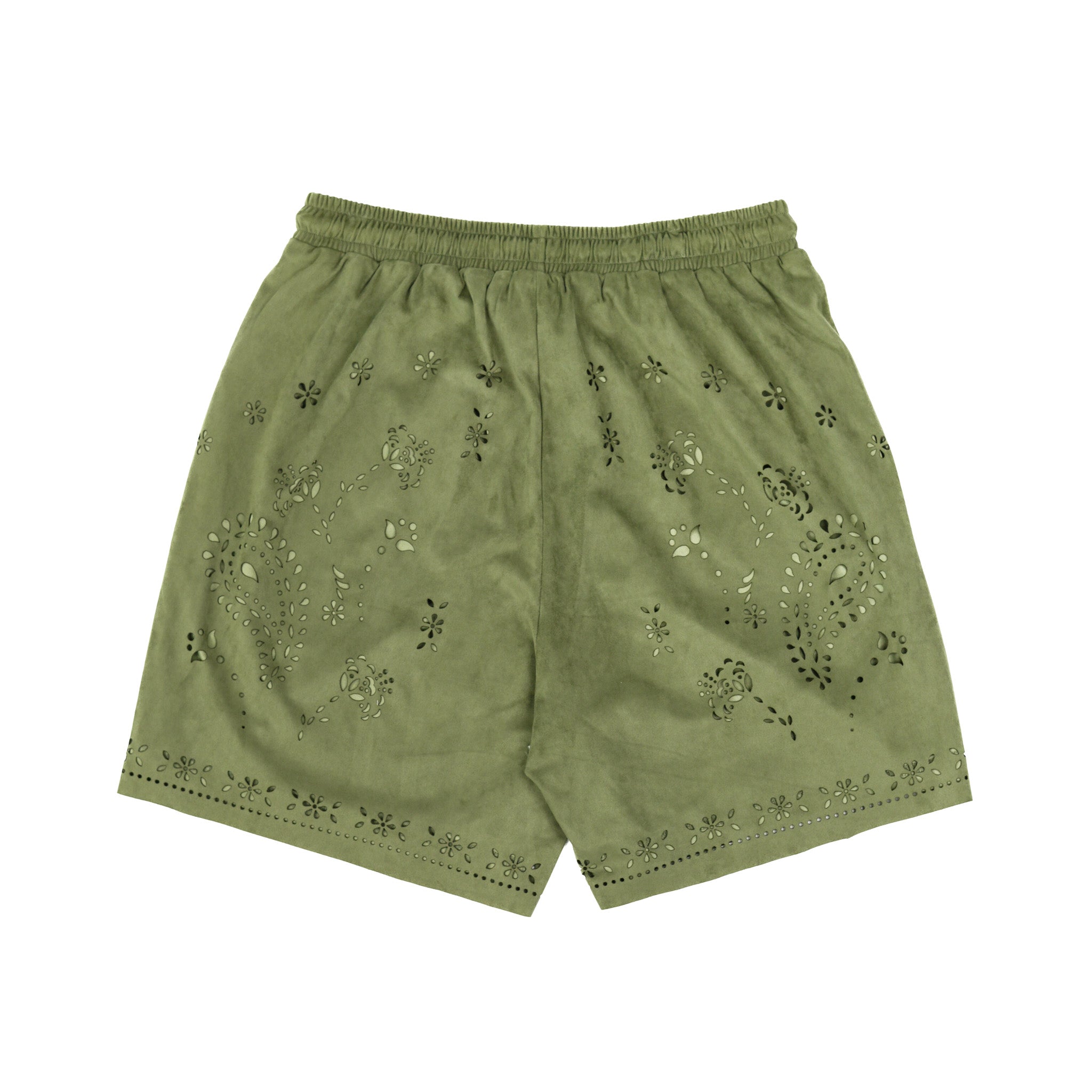 "EISABA" Olivgrüne Shorts