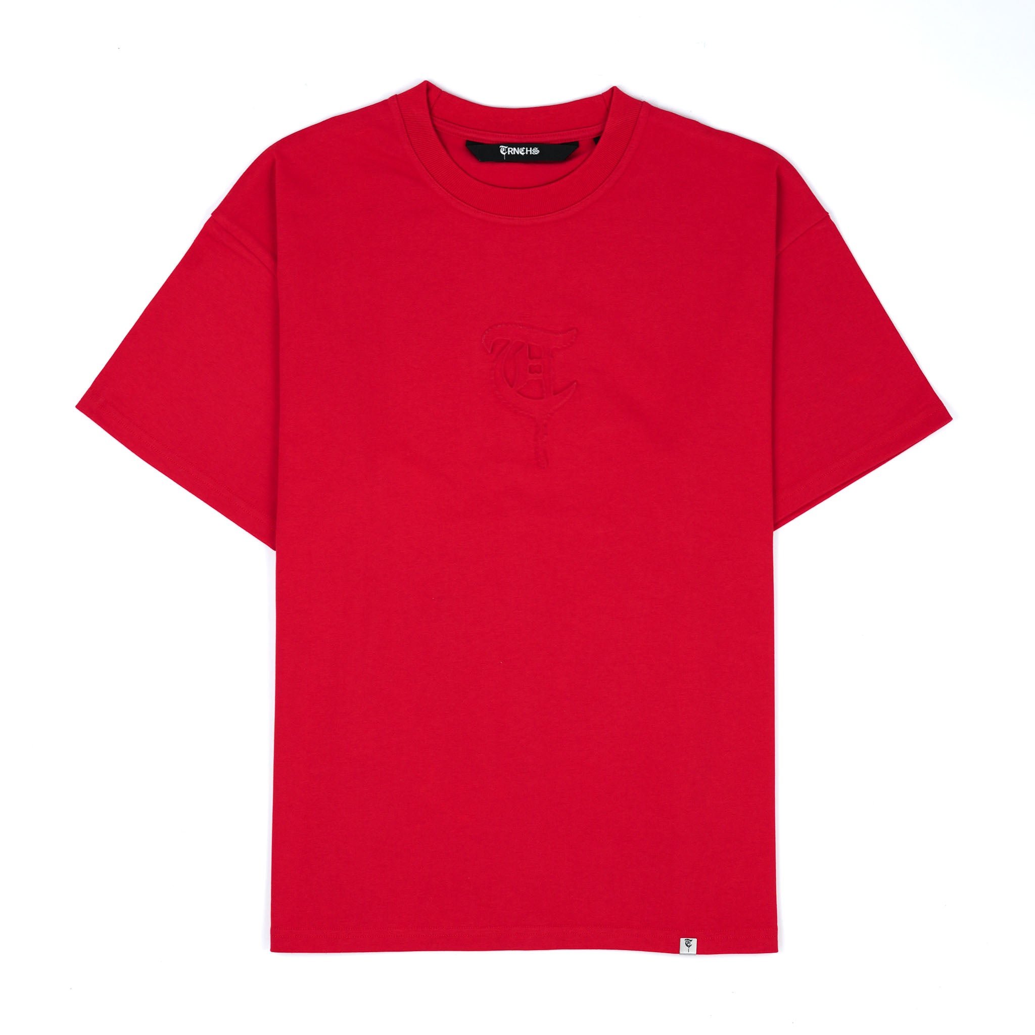 "THE TRNCHS FRONTLINE" Red Tee