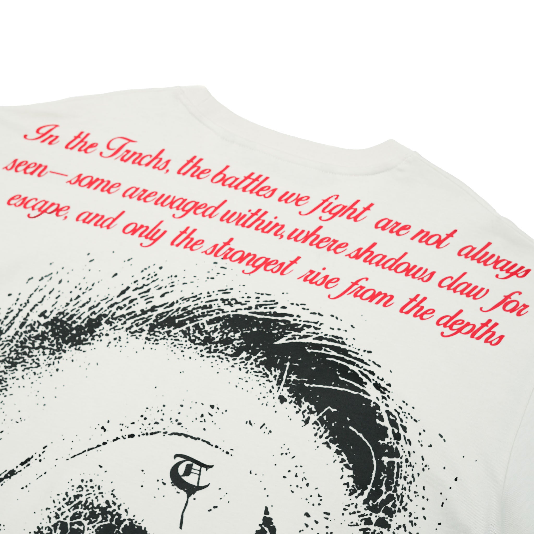 WITHIN THE DEPTHS Layered black Long sleeve Tee