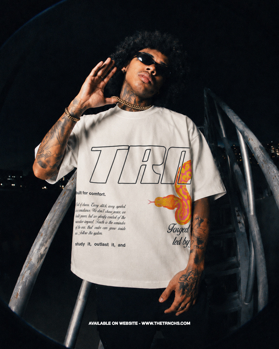 FORGED BY STRUGGLE White Tee -