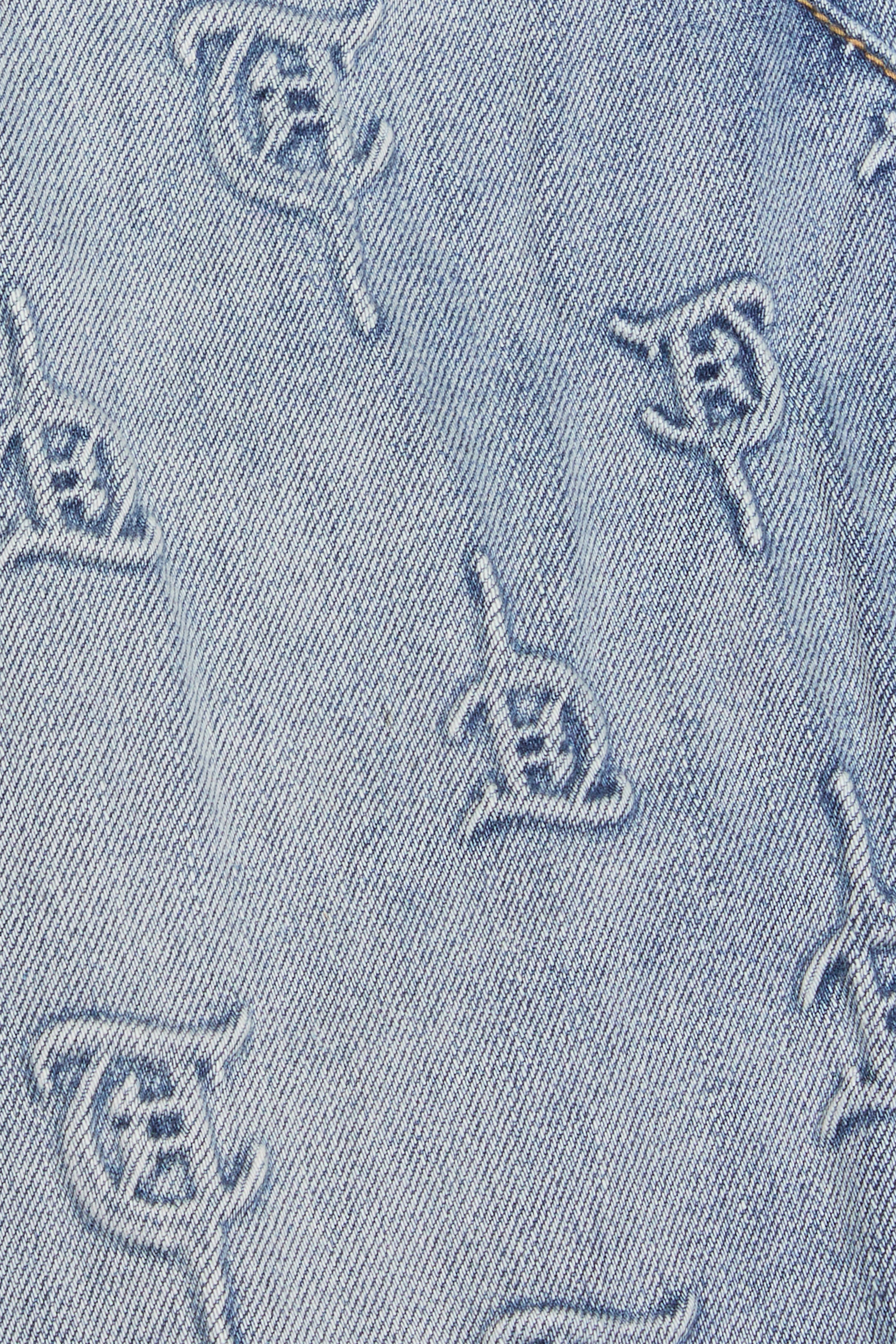 "BOUJIE'S" Blue Stacked Denim
