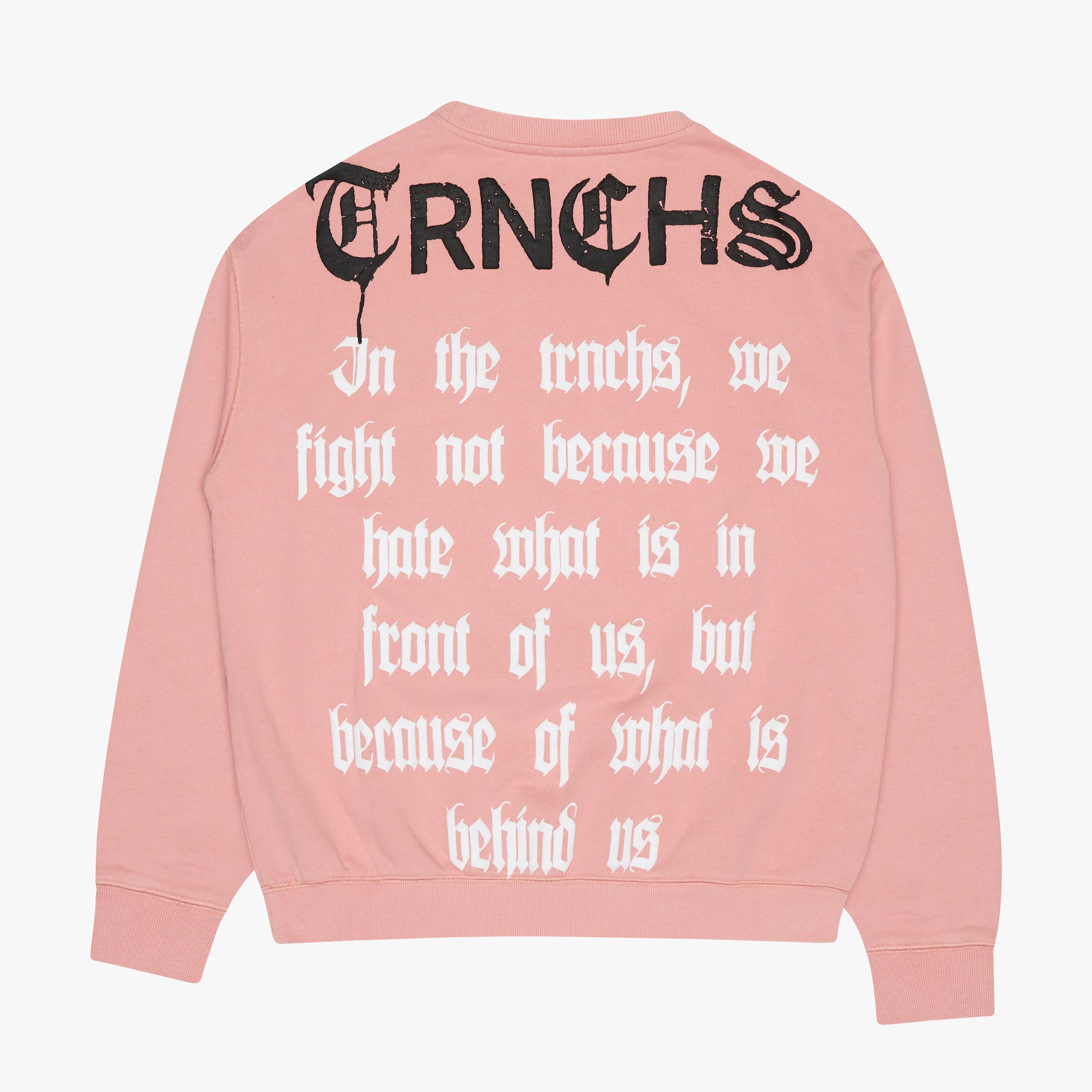 "FIGHTING PURPOSE" Pink Crewneck