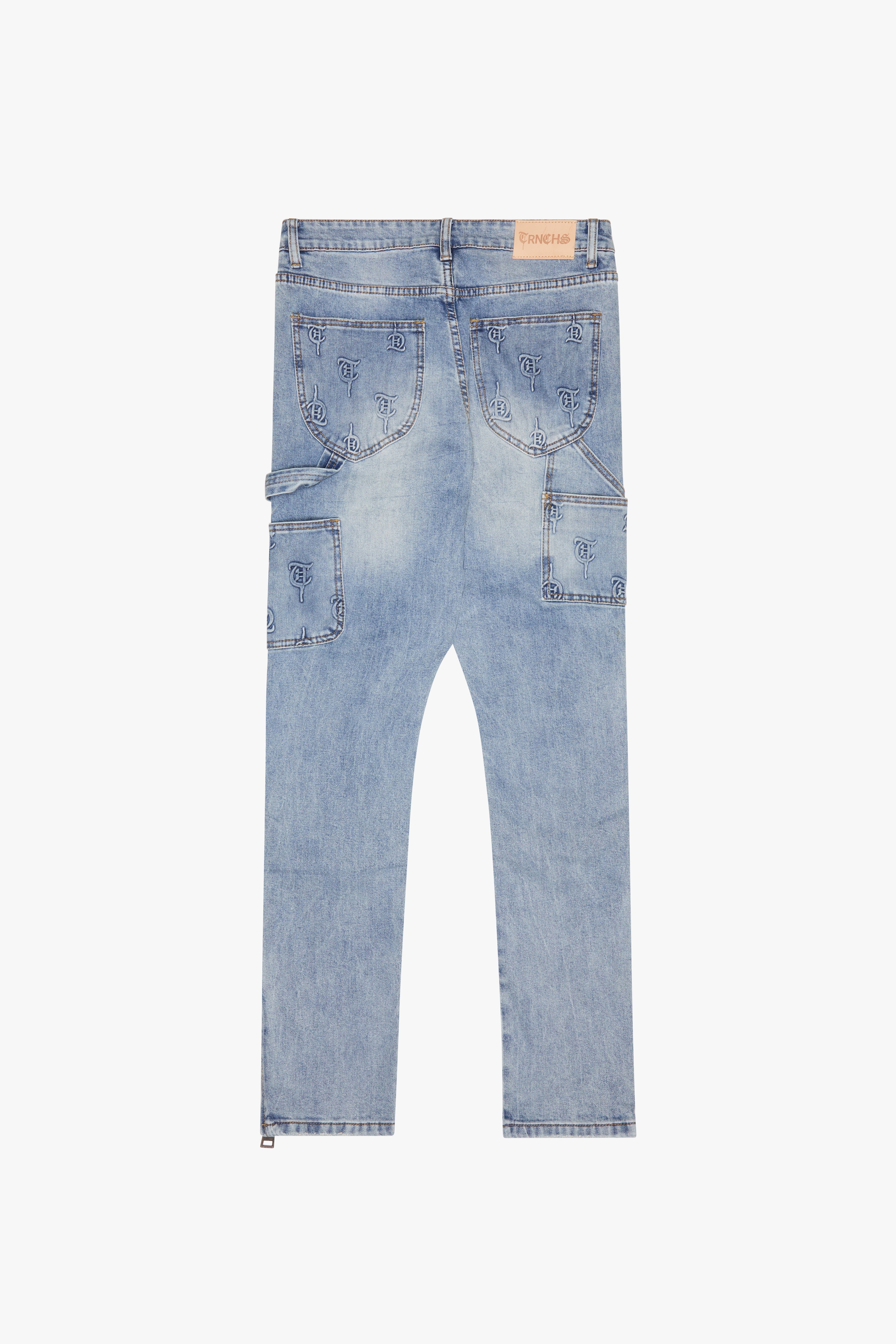 "BOUJIE'S" Blue Stacked Denim