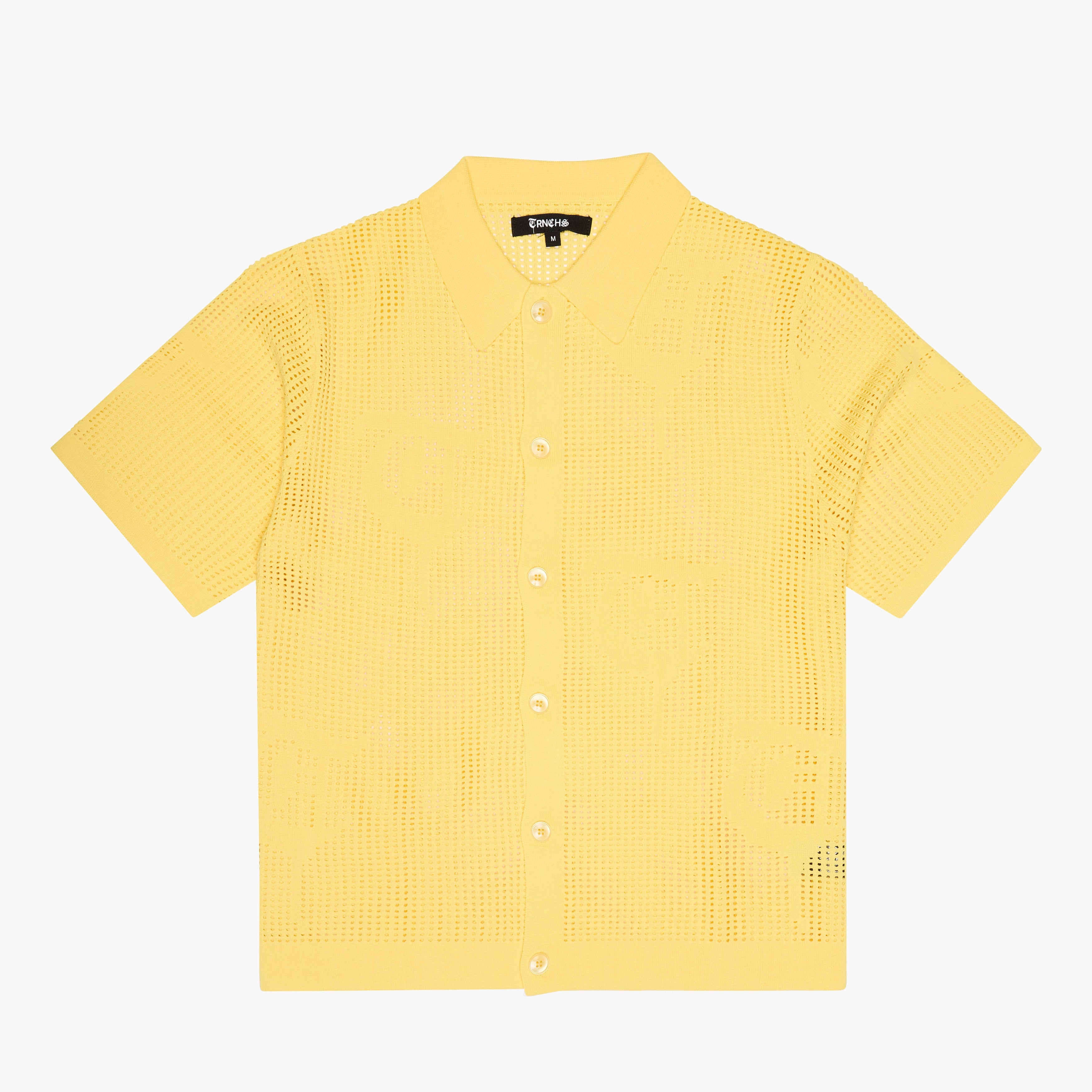 "BAHR" Light Yellow Button Up