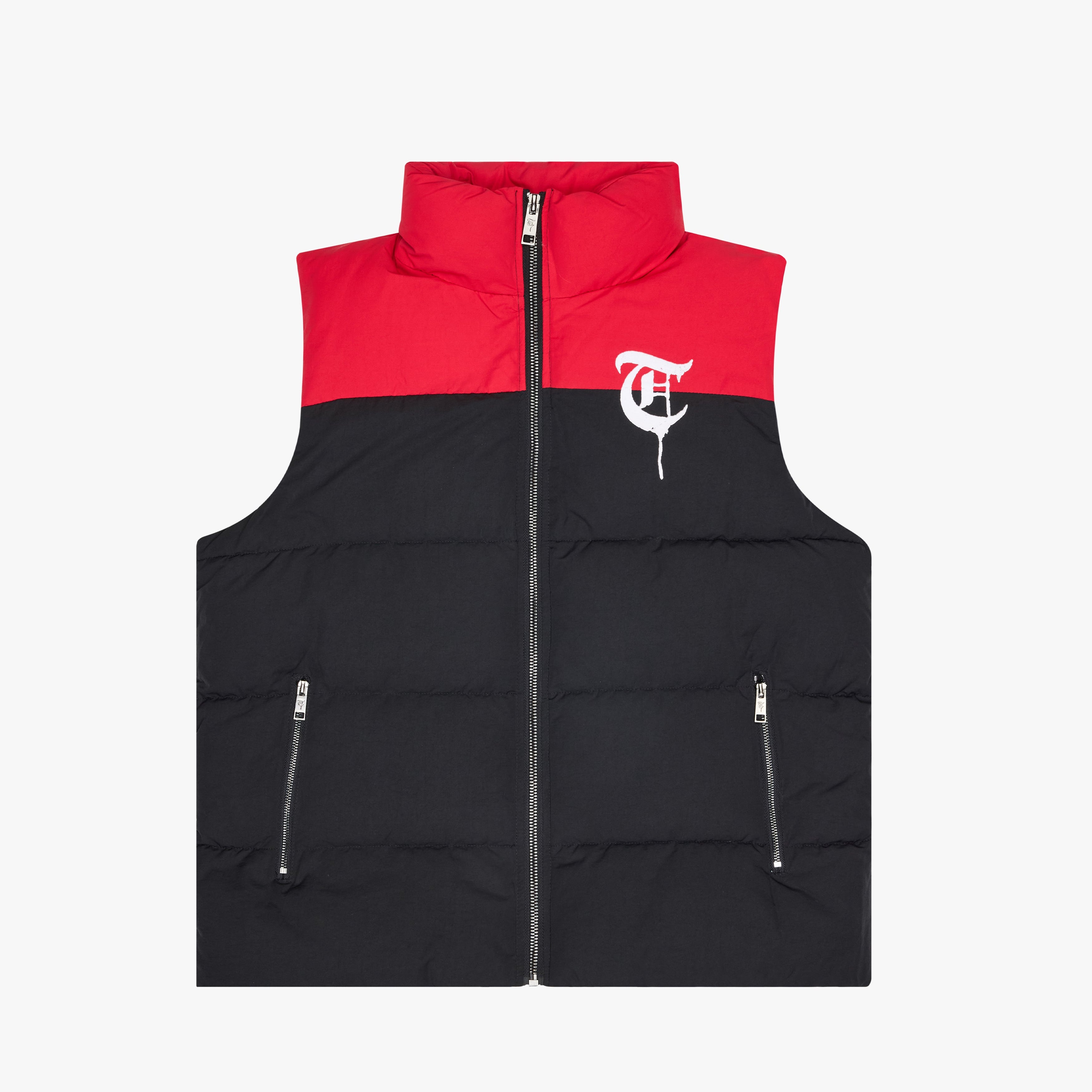 "AURORA" Red/Black Bubble Vest